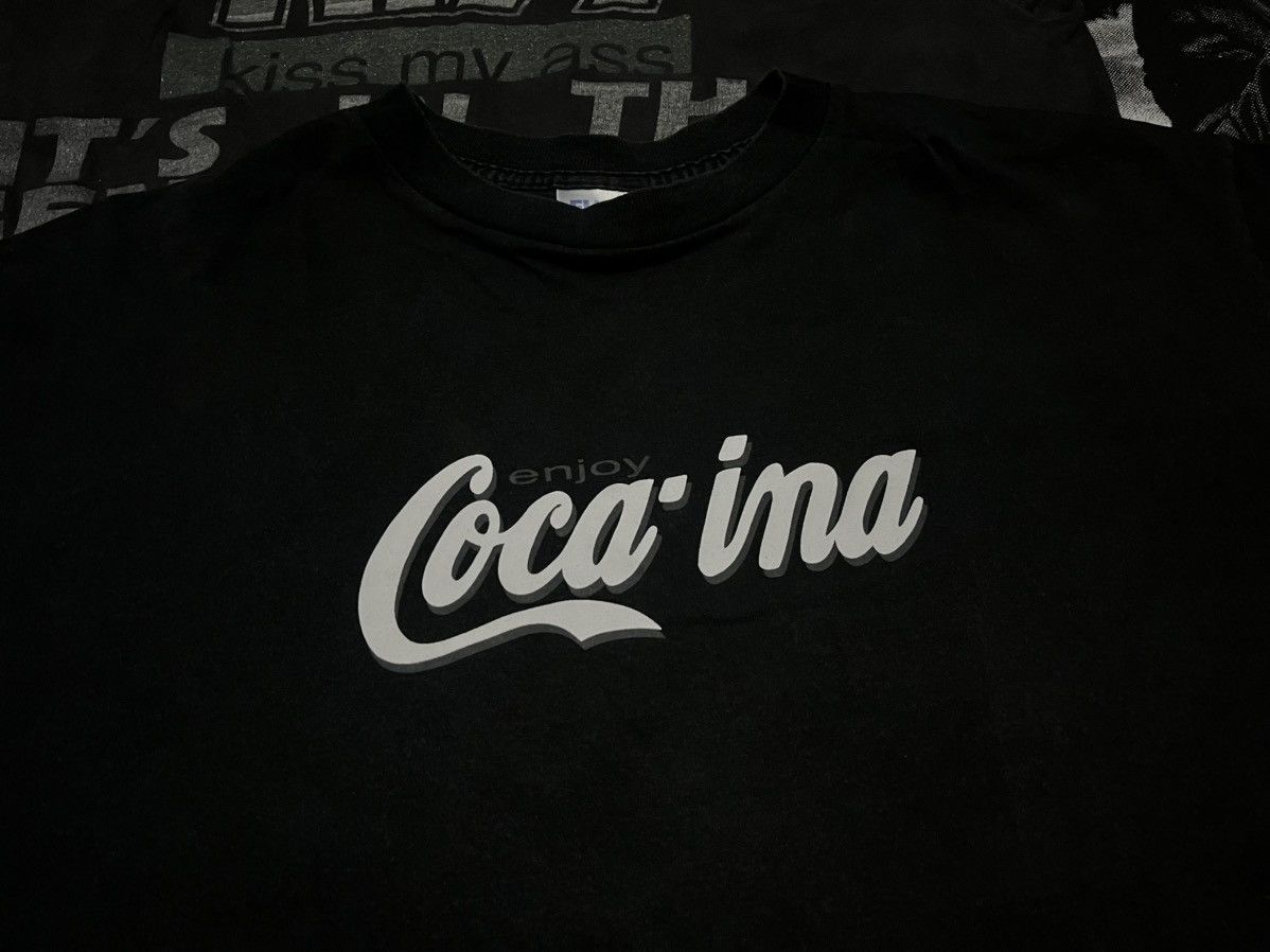 Vintage Vintage Tee Enjoy Coca’ina Size US L / EU 52-54 / 3 - 2 Thumbnail