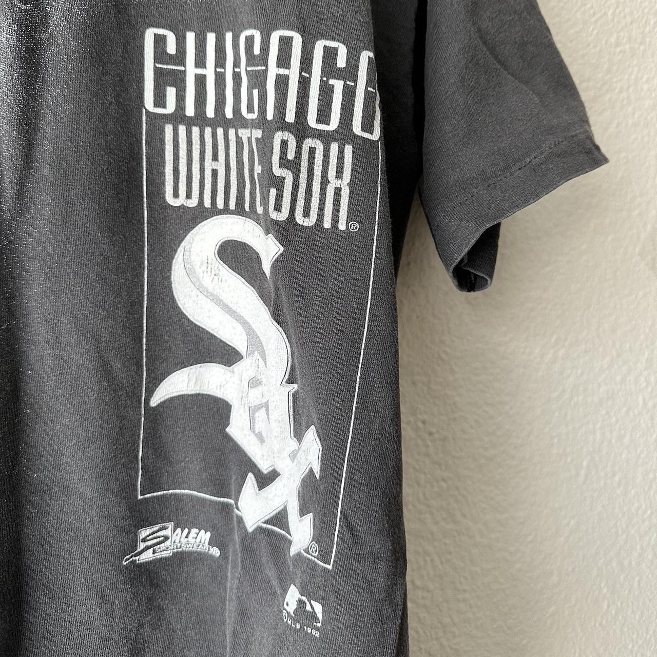 Salem Sportswear Vintage 90s 1992 Salem Chicago White Sox Baseball Tee Single Size US M / EU 48-50 / 2 - 4 Thumbnail