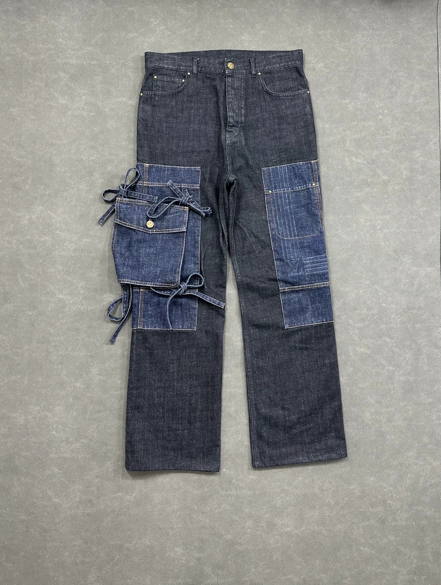Louis Vuitton LV KARAKORAM Bow Laces Multi-Pockets Jeans Size US 30 / EU 46 - 1 Thumbnail
