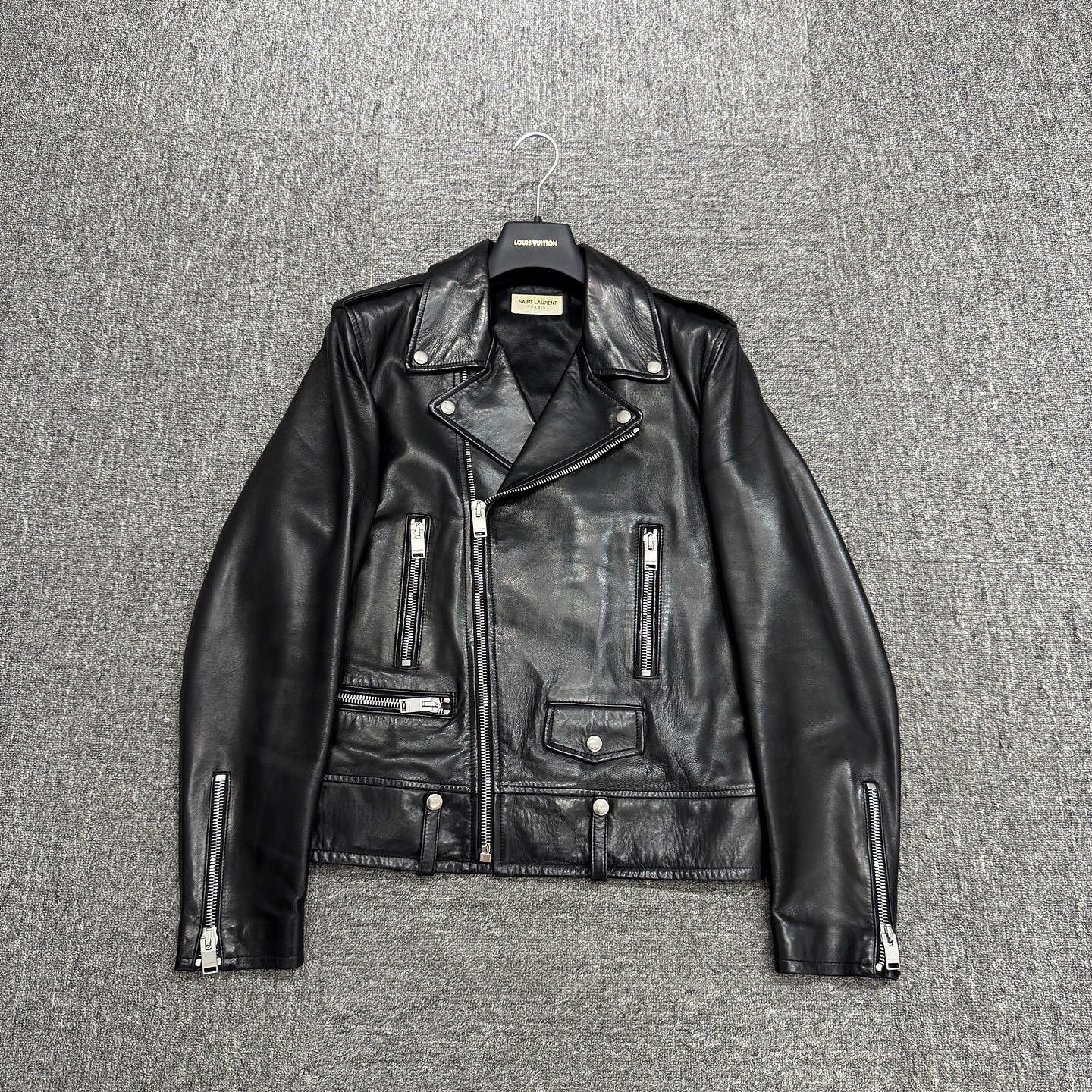 Saint Laurent Paris Saint Laurent Lambskin Leather Jacket Size 50 Size US M / EU 48-50 / 2 - 1 Thumbnail