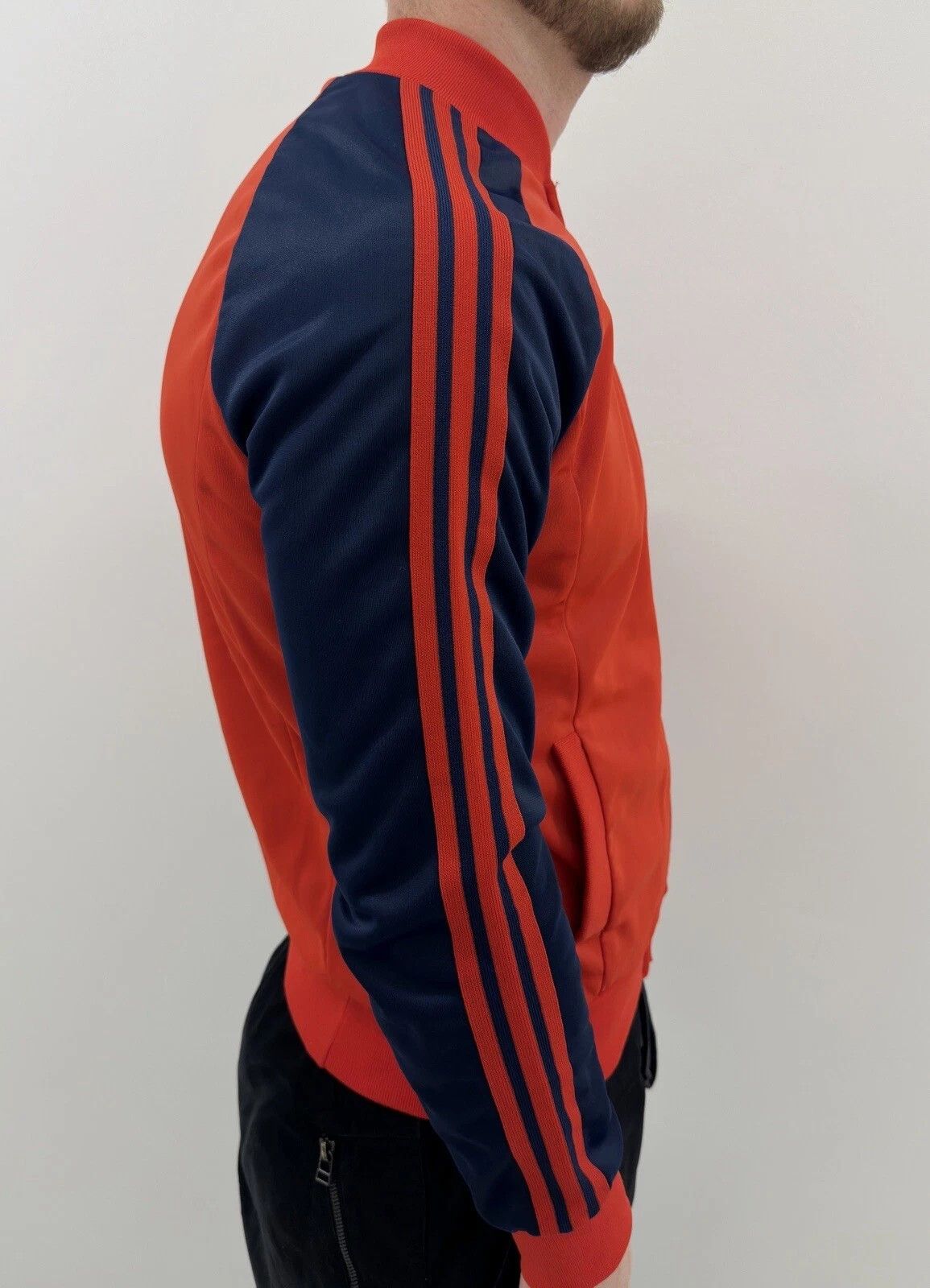 Adidas VINTAGE 1980s ADIDAS VENTEX TRACK JACKET MENS made in France Size US S / EU 44-46 / 1 - 9 Thumbnail