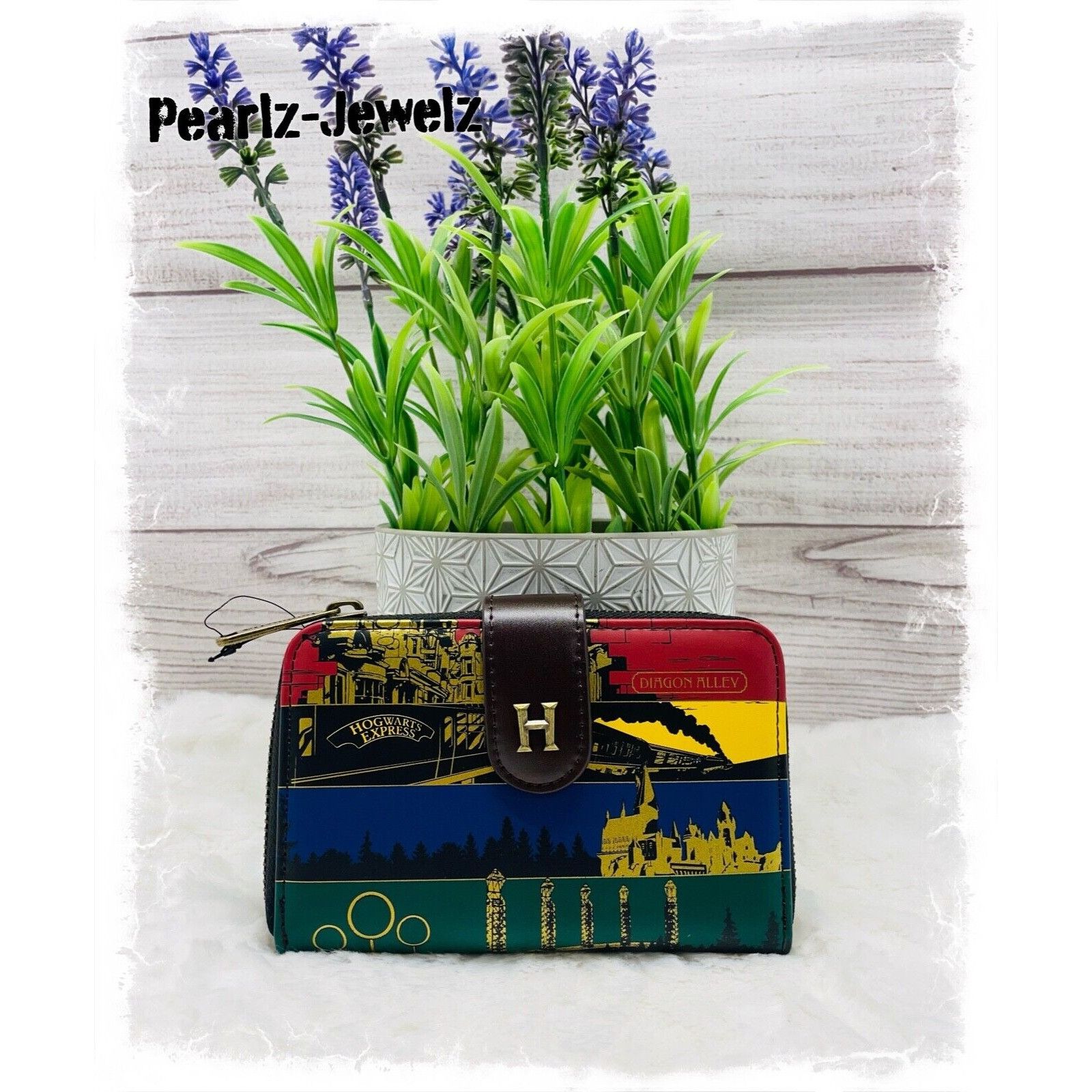 Disney Loungefly Harry Potter Universe Diagon Alley Express Wallet Size ONE SIZE - 1 Thumbnail