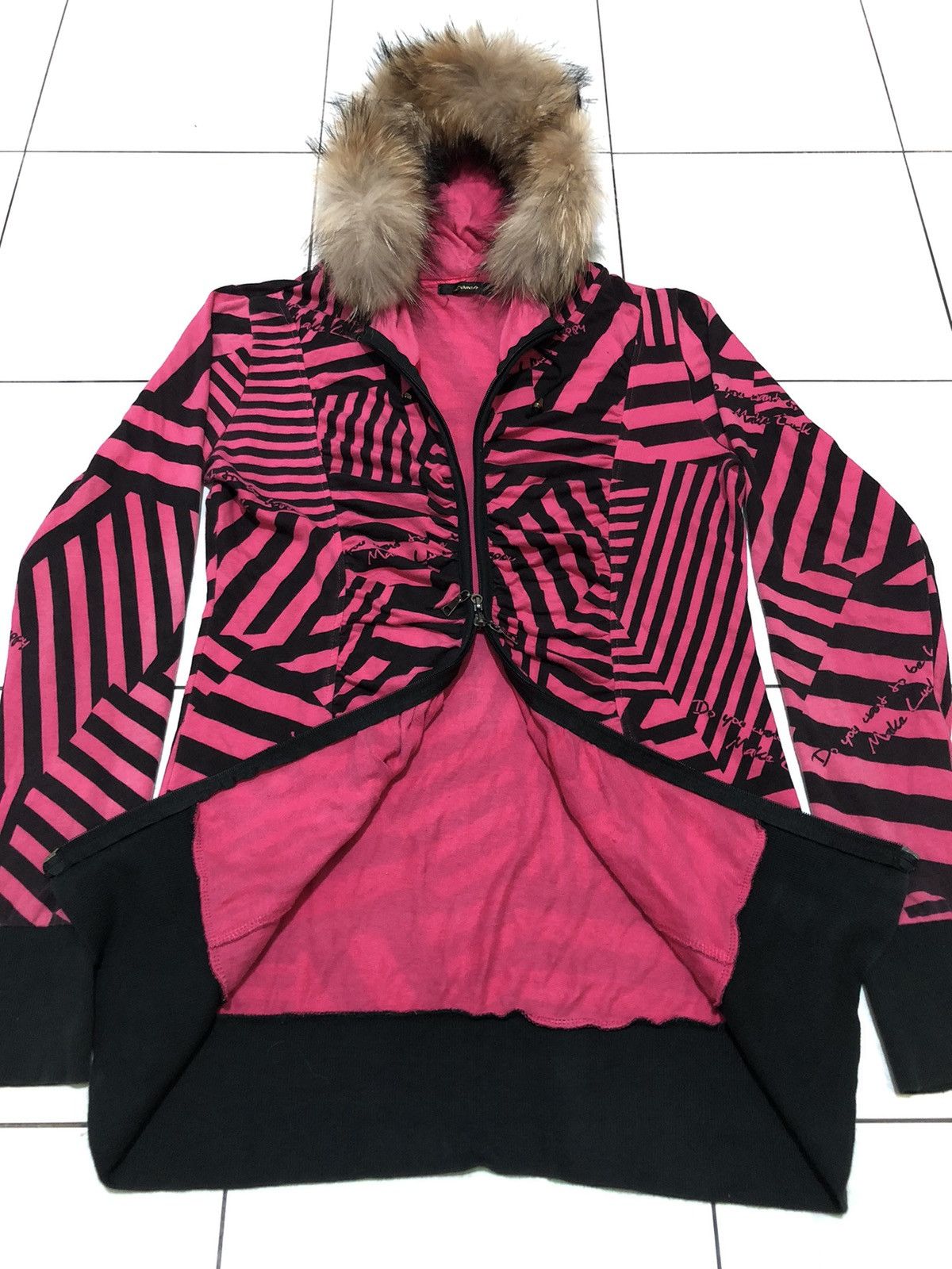 Japanese Brand Dosah Japanese Fur Poem Hoodie Style Ifsixwasnine Lgb Style Size L / US 10 / IT 46 - 7 Thumbnail