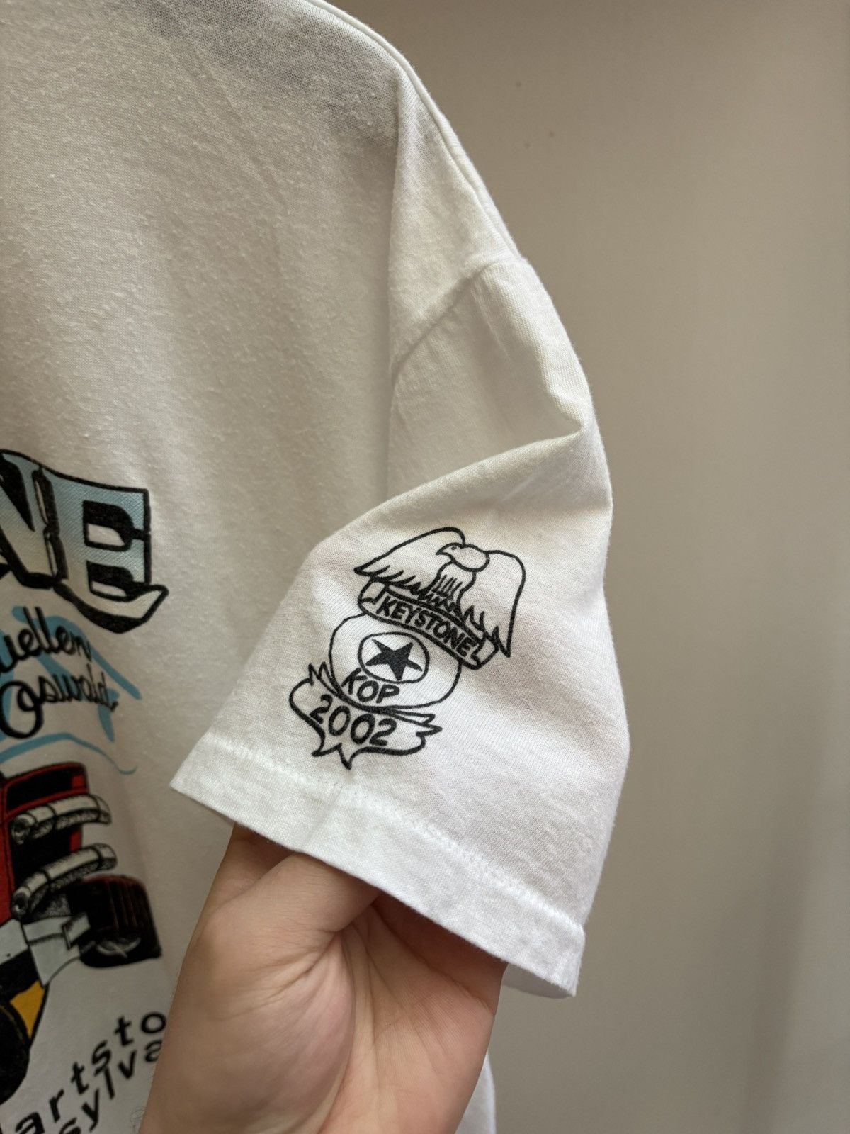 Vintage Keystone Kop VTG late 80s white tractor graphic T-shirt L/XL Size US L / EU 52-54 / 3 - 2 Thumbnail
