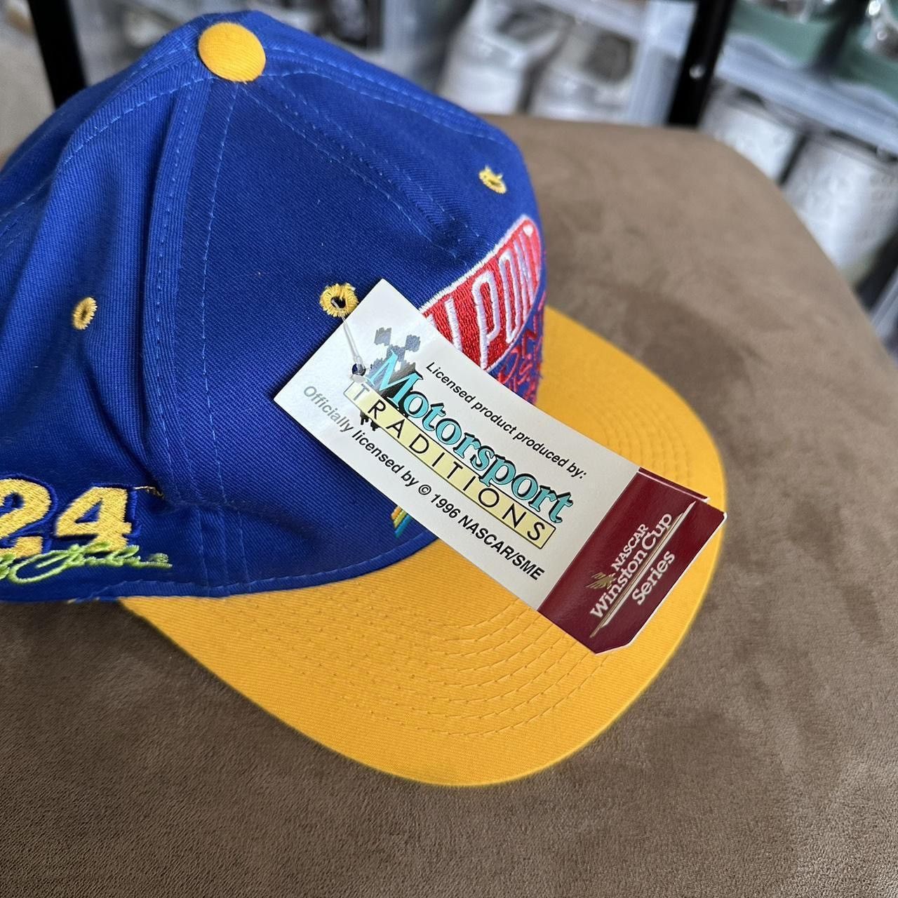 DuPont × NASCAR × Vintage Vintage 1996 Nascar Dupont Jeff Gordon Snapback Hat New Size ONE SIZE - 3 Thumbnail
