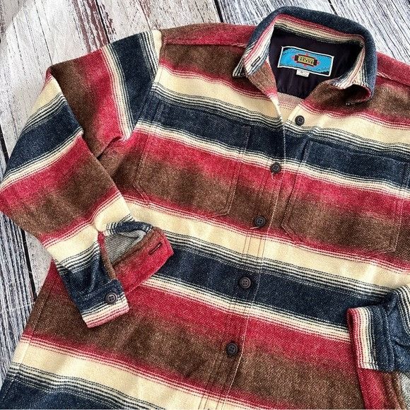 Vintage Maurizio Ramani Wool Blend Southwest Print Button Down Women Size S / US 4 / IT 40 - 2 Thumbnail