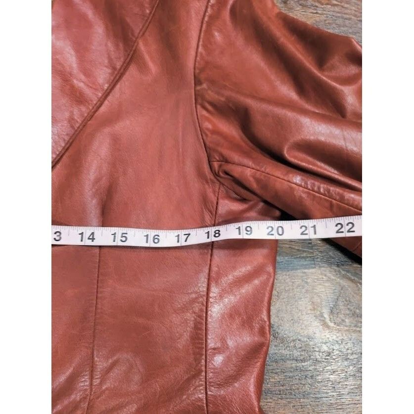 Other Kuhlman Antiquewash Genuine Leather 2 button Jacket Red Burg Size US M / EU 48-50 / 2 - 10 Thumbnail