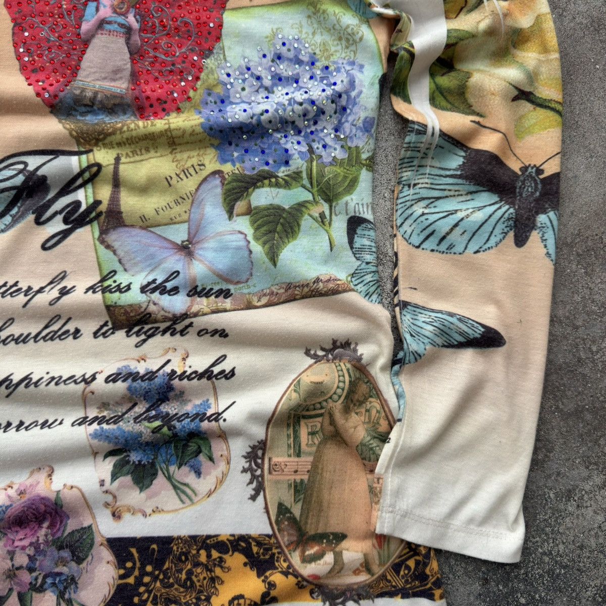20471120 × Japanese Brand × Vintage JPG Jean Paul Gaultier Style Vintage Long Sleeve Top Size M / US 6-8 / IT 42-44 - 8 Thumbnail