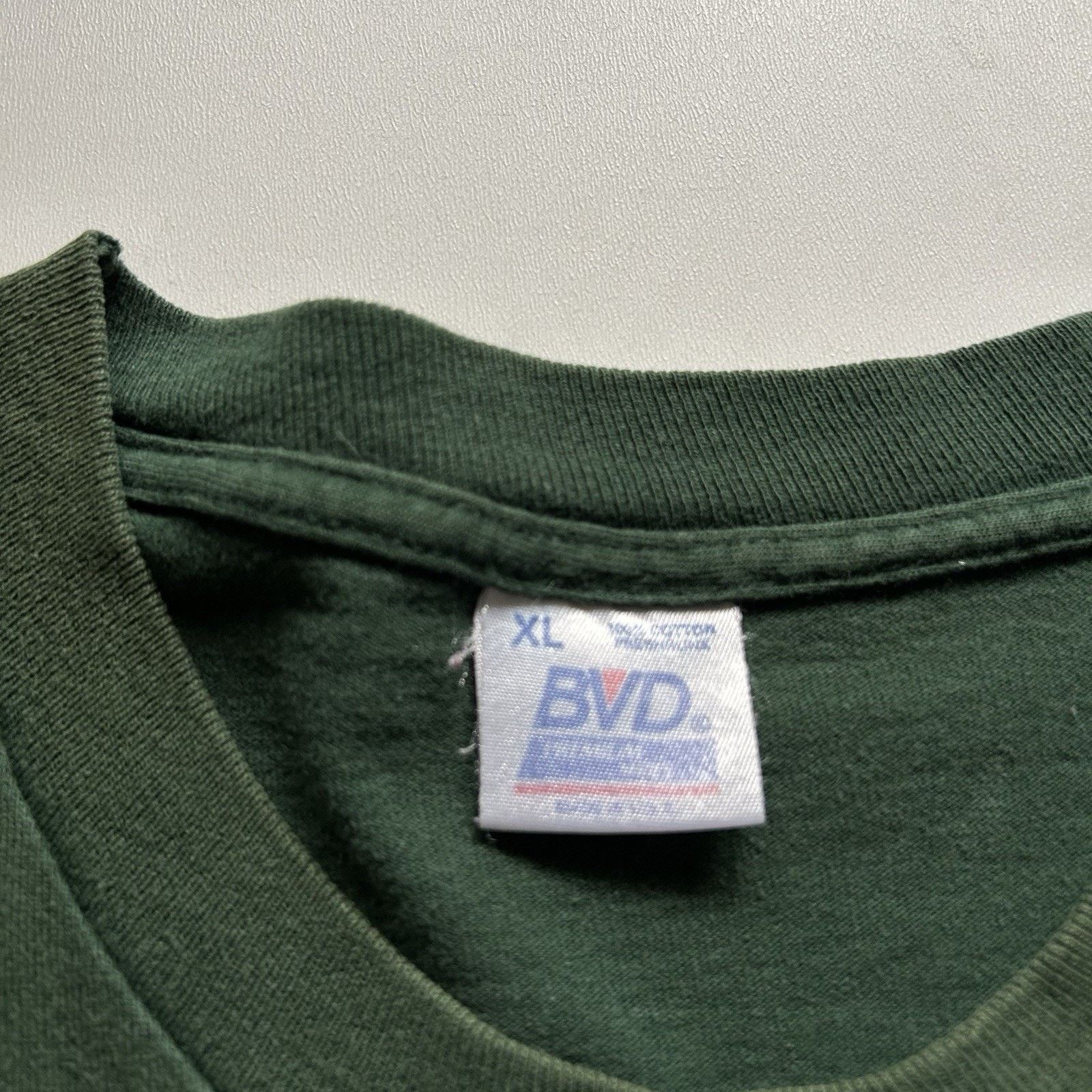 Vintage Vintage Sun Faded Green Blank Pocket T-Shirt XL 90s BVD Rare Size US XL / EU 56 / 4 - 7 Thumbnail