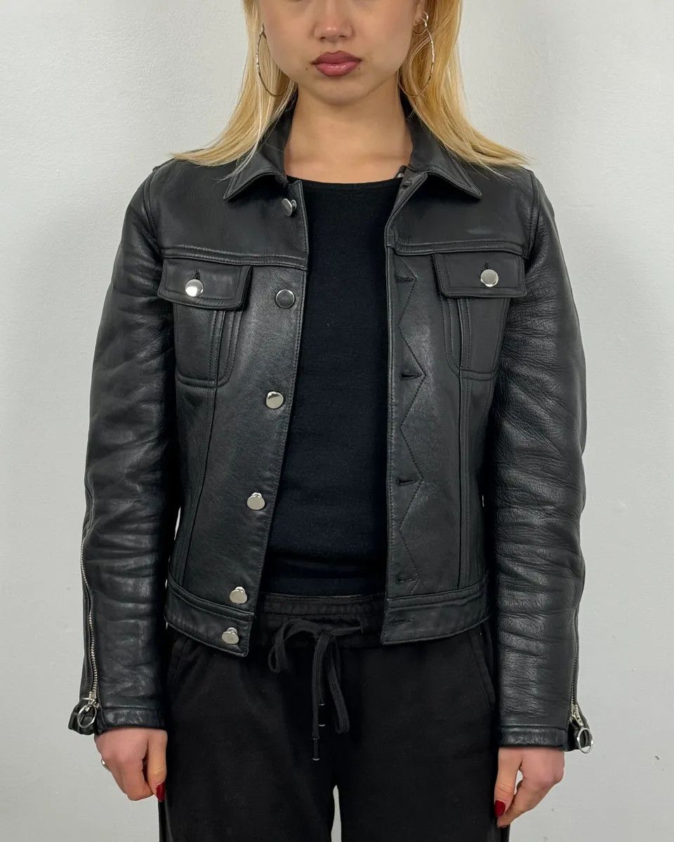 Maison Margiela SS2016 Maison Margiela MM6 Black Trucker Jacket Size S / US 4 / IT 40 - 2 Thumbnail