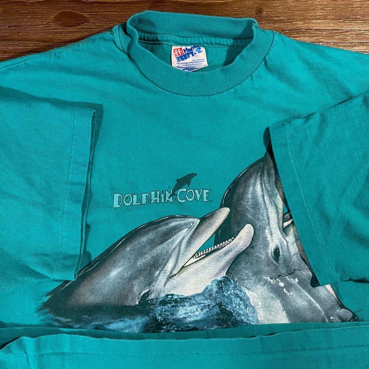 Hanes × Vintage Vintage 90’s Sea World Dolphin Cove T-Shirt Size US L / EU 52-54 / 3 - 4 Thumbnail