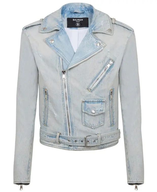 Balmain o1loc1c1125 Demin Jackets in Blue Size US S / EU 44-46 / 1 - 1 Preview