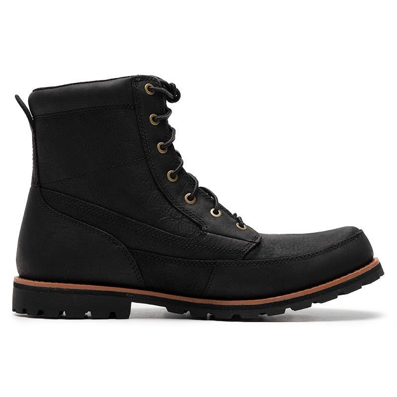 Timberland TIMBERLAND MEN'S 13 ATTLEBORO MID LACE BOOT JET BLACK NIB Size US 13 / EU 46 - 3 Thumbnail