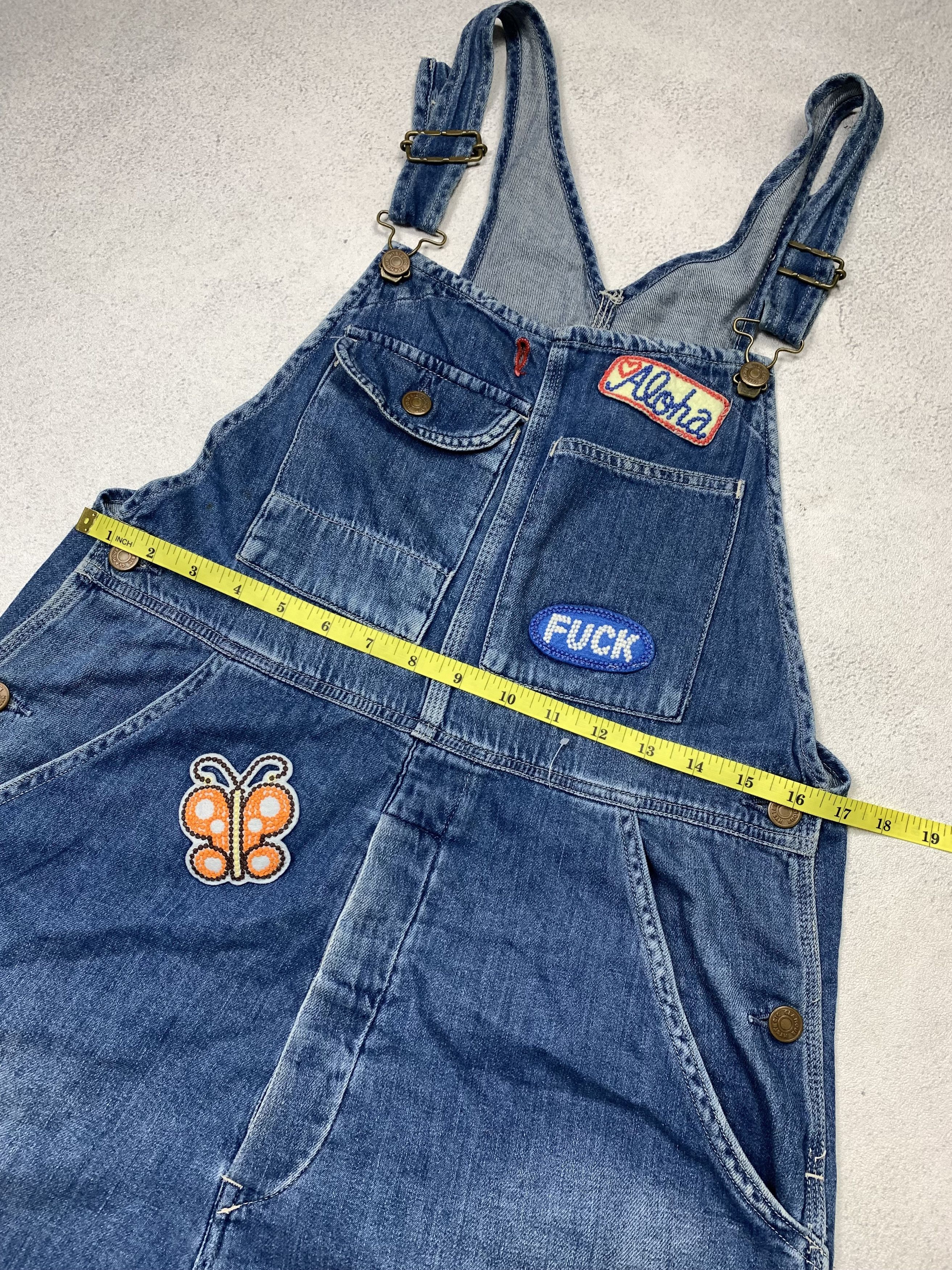 Hysteric Glamour Hysteric Glamour 90s Vintage Denim Overalls Jumpsuit Size US 34 / EU 50 - 8 Thumbnail