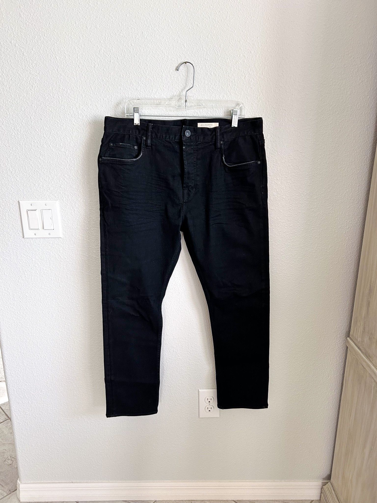 Allsaints Cigarette Skinny Fit Stretch Denim Jeans Size US 36 / EU 52 - 1 Thumbnail