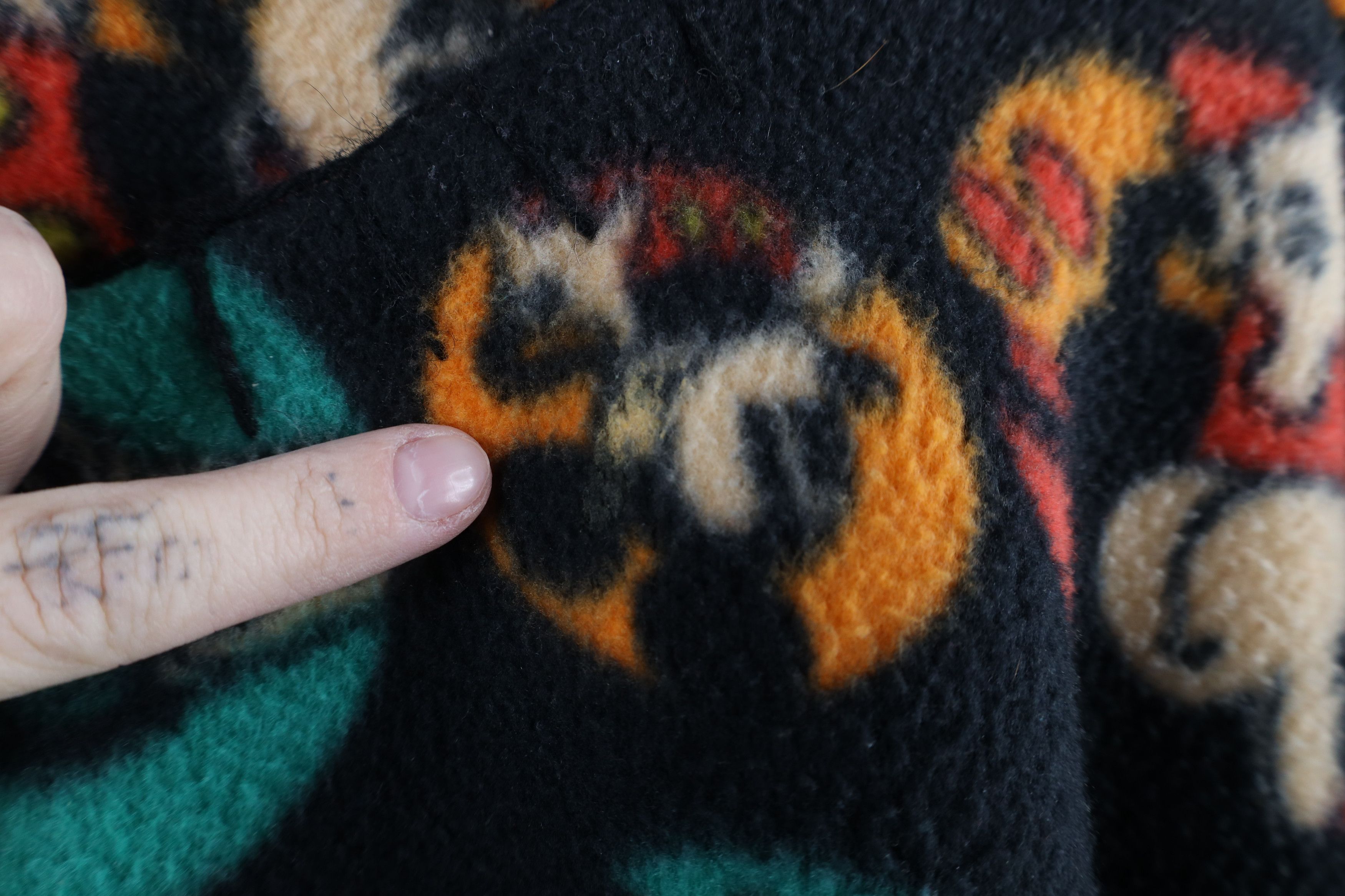 Disney × Vintage Vintage 90s Disney Mickey Mouse All Over Print Fleece Size M / US 6-8 / IT 42-44 - 4 Thumbnail