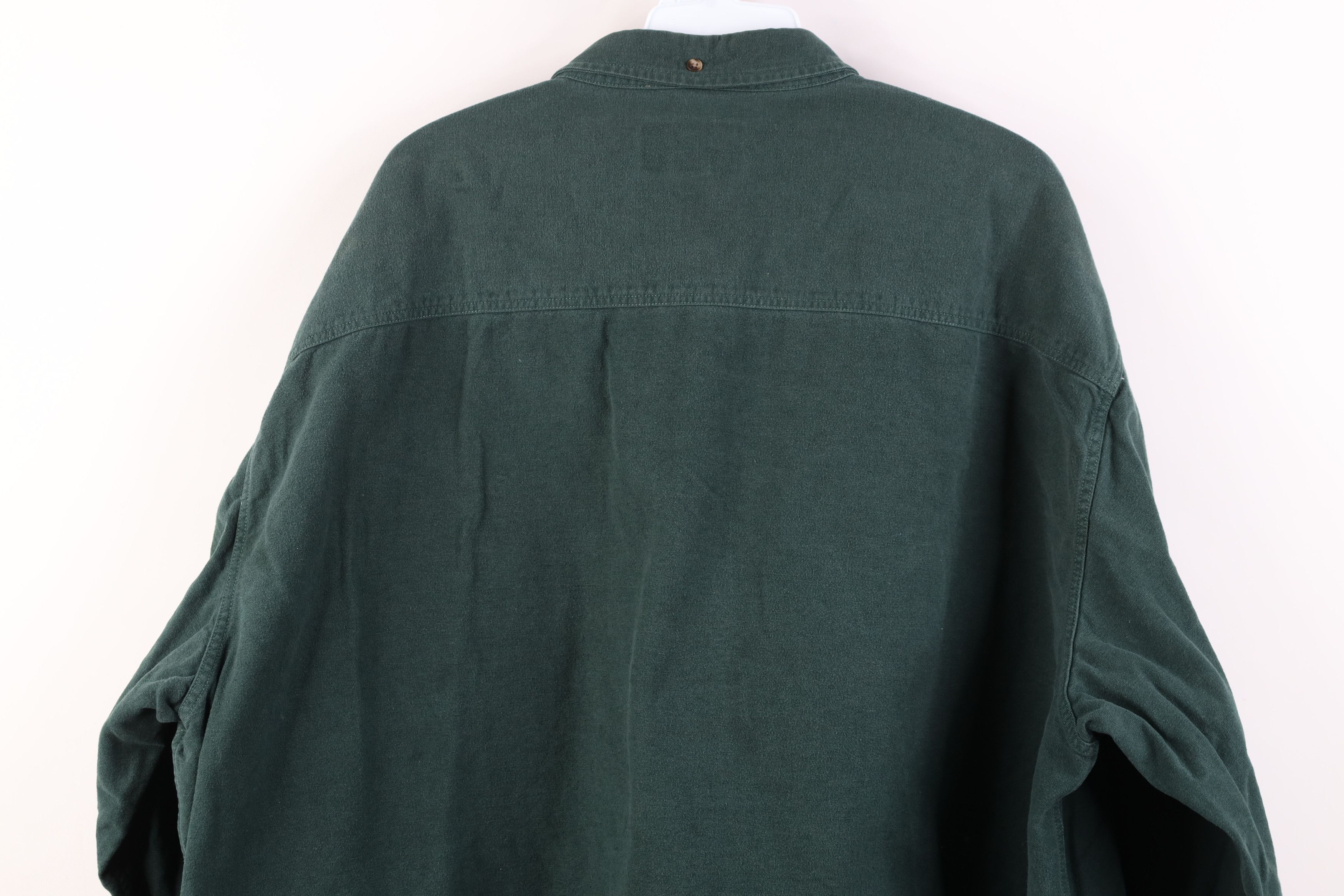 Cabelas Vintage 90s Cabelas Deerskin Chamois Cloth Button Shirt Size US XXL / EU 58 / 5 - 16 Thumbnail