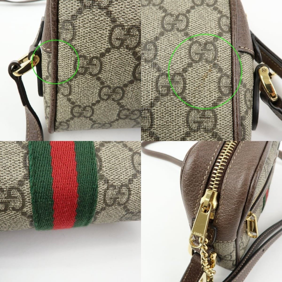 Gucci Gucci Ophidia GG Supreme Crossbody Bag Brown Size ONE SIZE - 6 Thumbnail