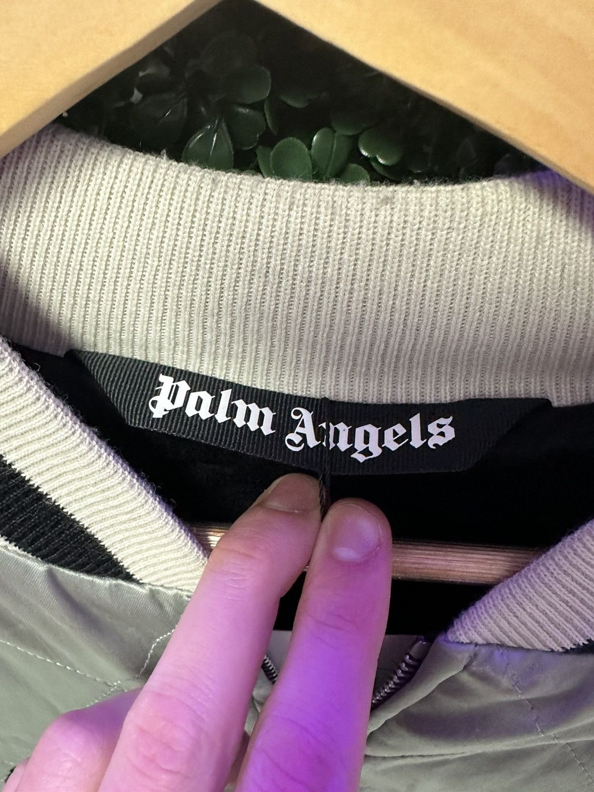 Palm Angels Palm Angels Stain Bomber Jacket “Life Is Palm” Size US M / EU 48-50 / 2 - 3 Thumbnail