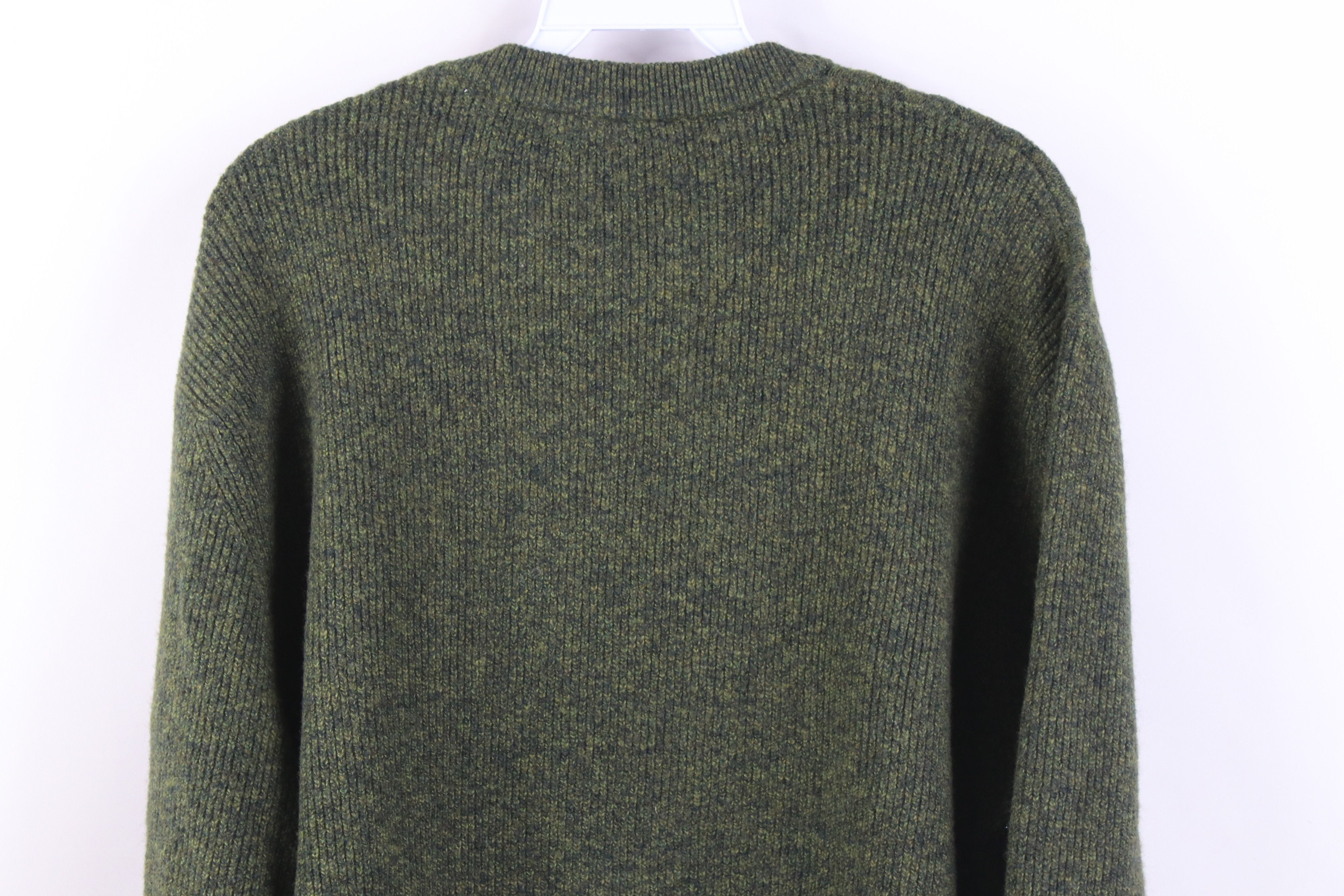 Esprit Vintage Y2K Esprit Blend Ribbed Cable Knit Sweater Green Size US XL / EU 56 / 4 - 9 Thumbnail