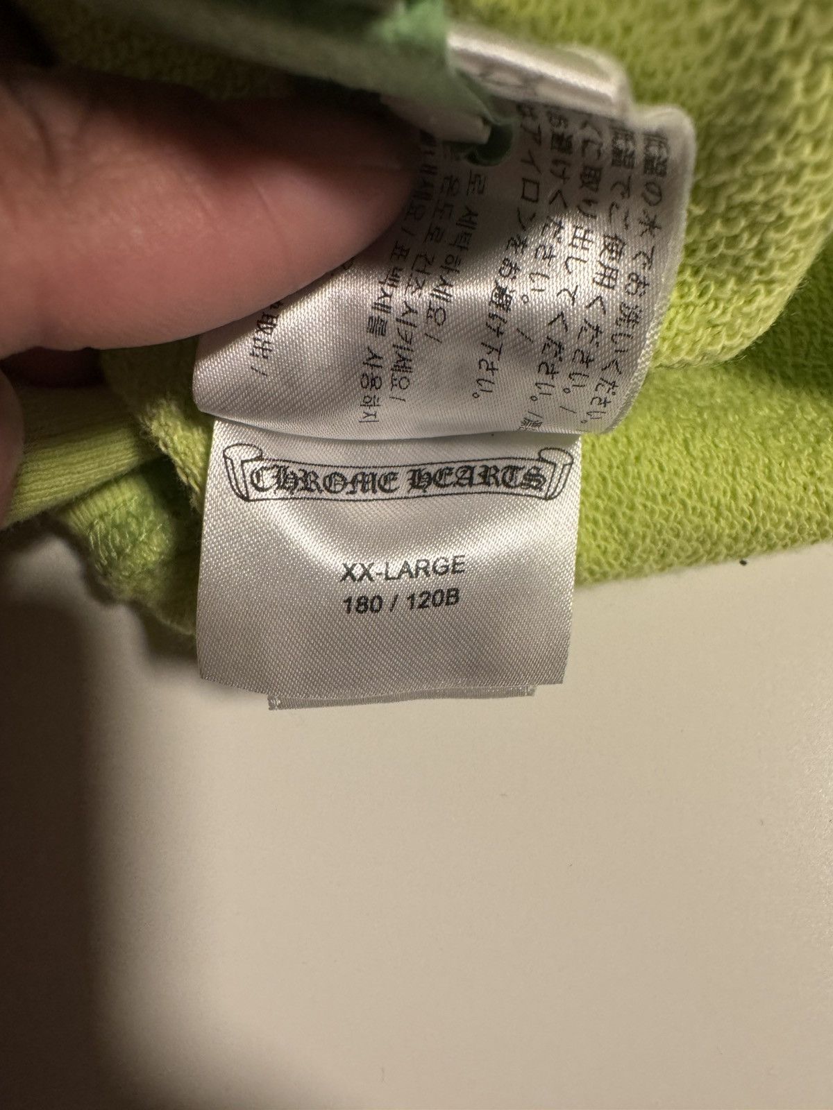 Chrome Hearts Chrome Hearts Matty Boy Hoodie Lime Green Size US XXL / EU 58 / 5 - 4 Thumbnail