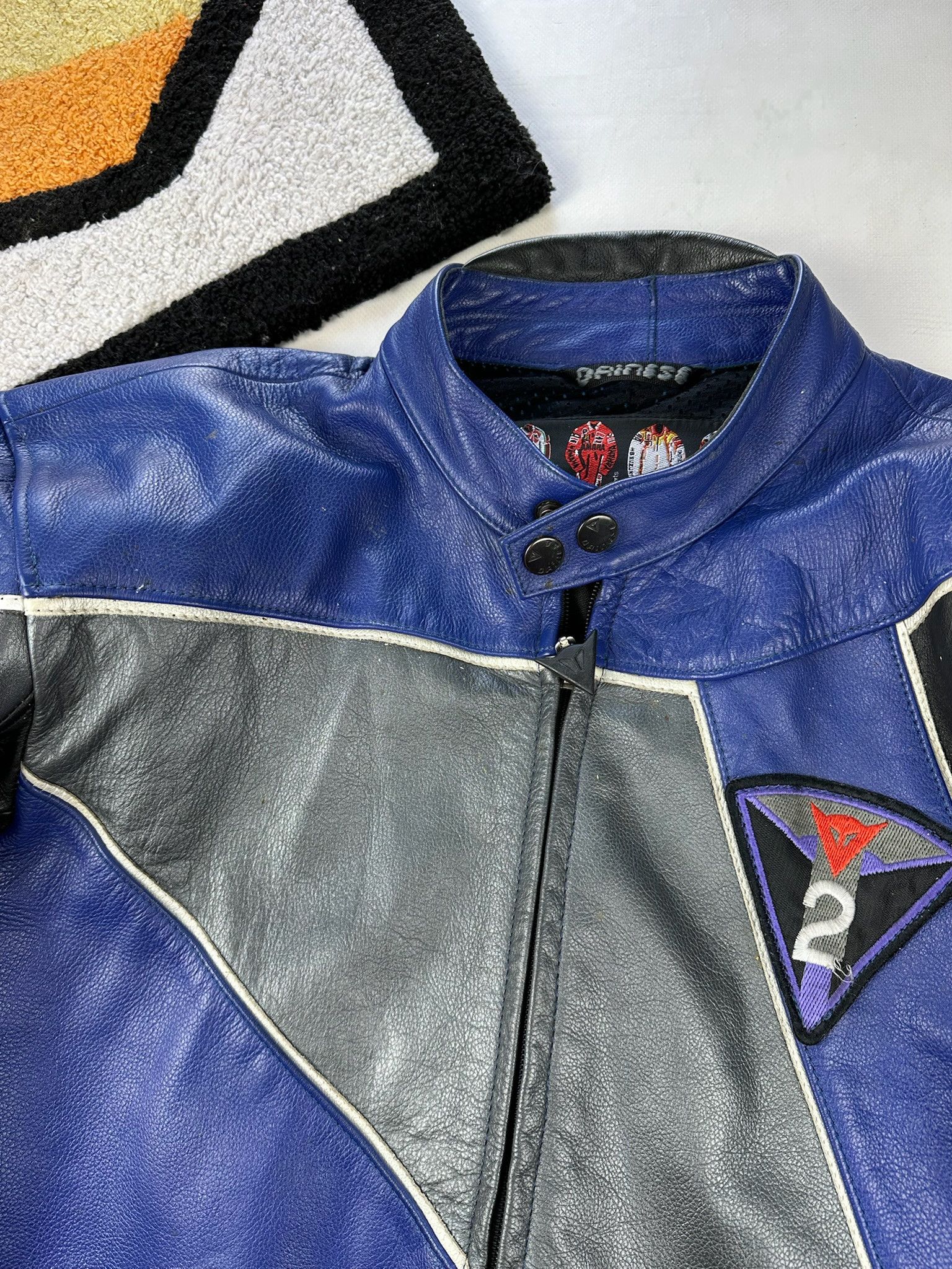 Dainese Vintage Dainese leather jacket moto biker punk tribal 90s Size US XL / EU 56 / 4 - 13 Thumbnail