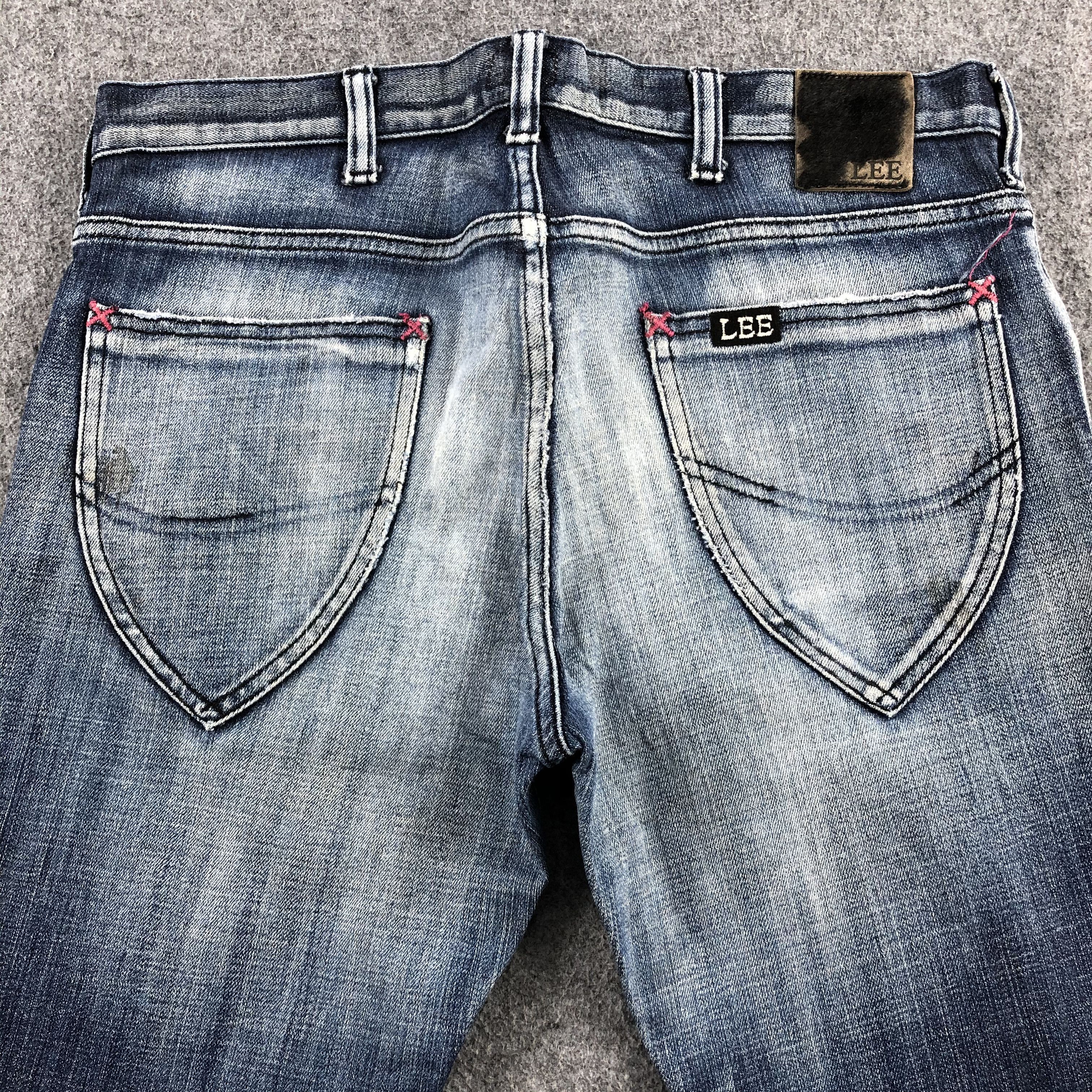 Lee Vintage Blue Wash Lee Jeans-J1776 Size US 34 / EU 50 - 4 Thumbnail