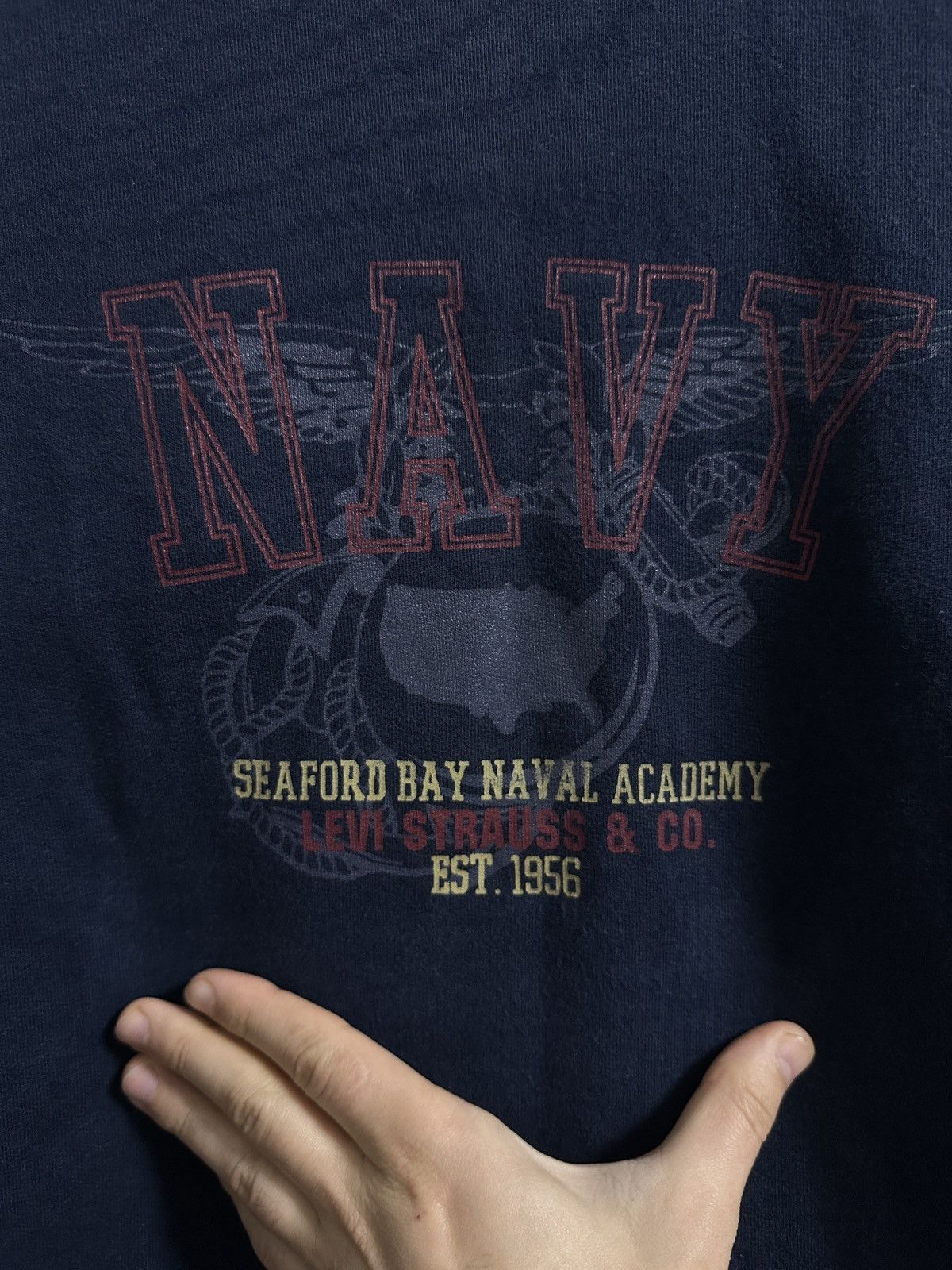Levi's Rare Vintage Sweatshirt Levi’s Red Label Navy. Size US L / EU 52-54 / 3 - 2 Thumbnail