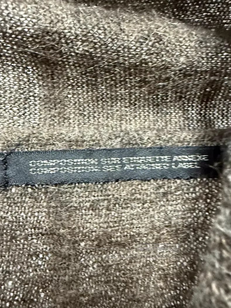 Yohji Yamamoto YOHJI YAMAMOTO Cape Mohair Asymmetrical Cardigan Size US L / EU 52-54 / 3 - 5 Thumbnail