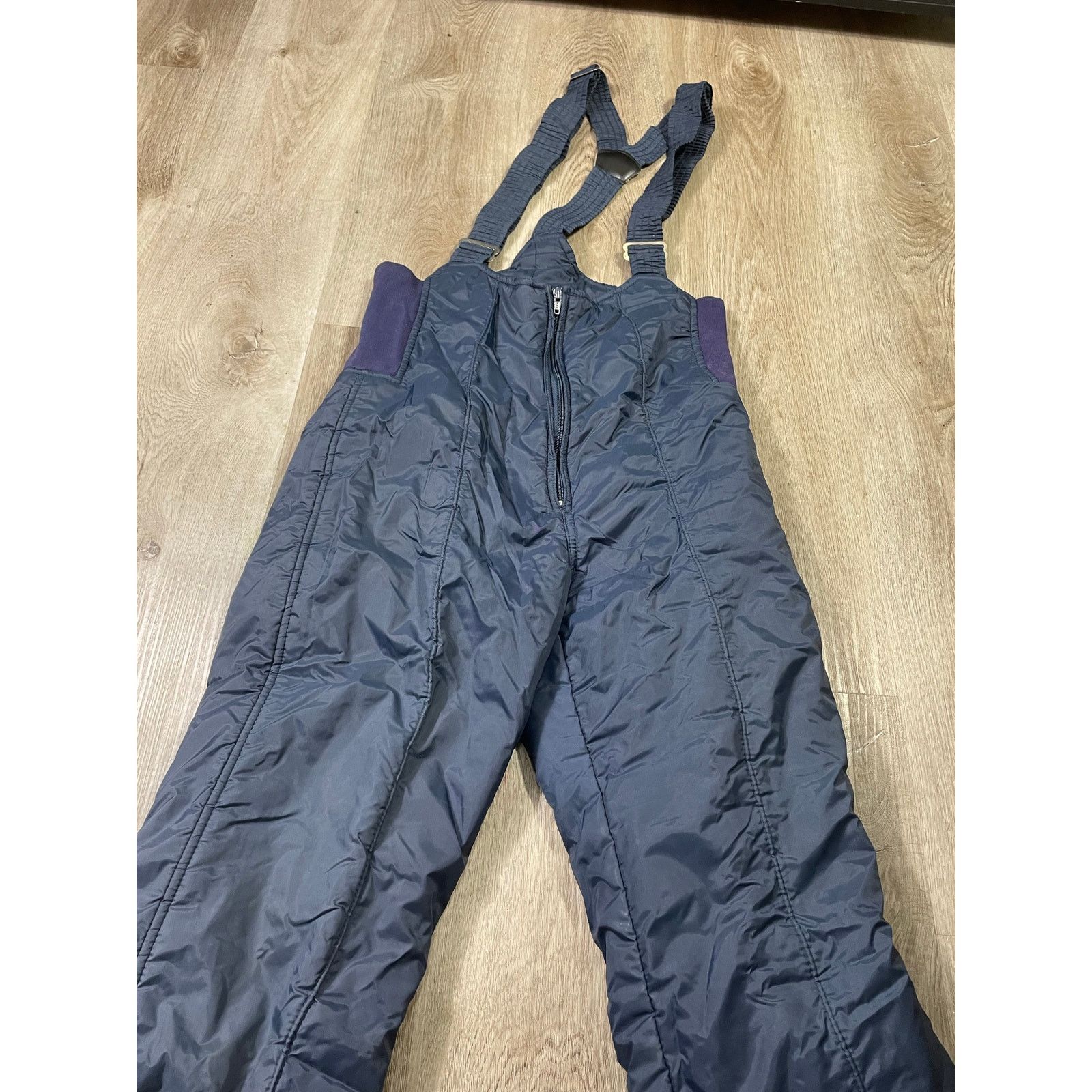 Vintage Vintage Insulated Ski Bib Women's 8 Blue Snow Pants Size 30" / US 8 / IT 44 - 7 Thumbnail
