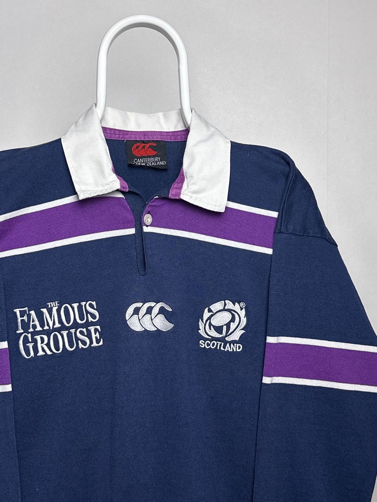 Canterbury of New Zealand Scotland Rugby Union 2001/02 Shirt Jersey Canterbury Size M Size US M / EU 48-50 / 2 - 3 Thumbnail