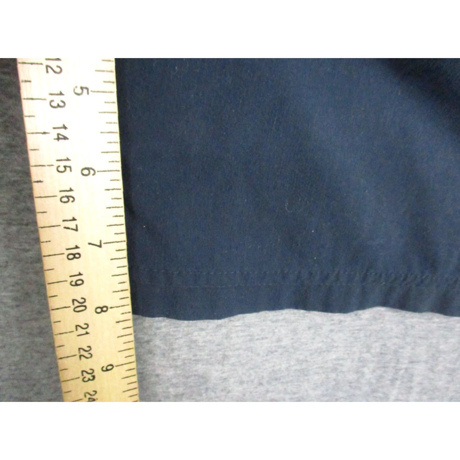 Nike Nike Dri Fit Shorts Large Men Naby Blue Stripe Lined Brief Drawstring Pockets Size US 30 / EU 46 - 4 Thumbnail