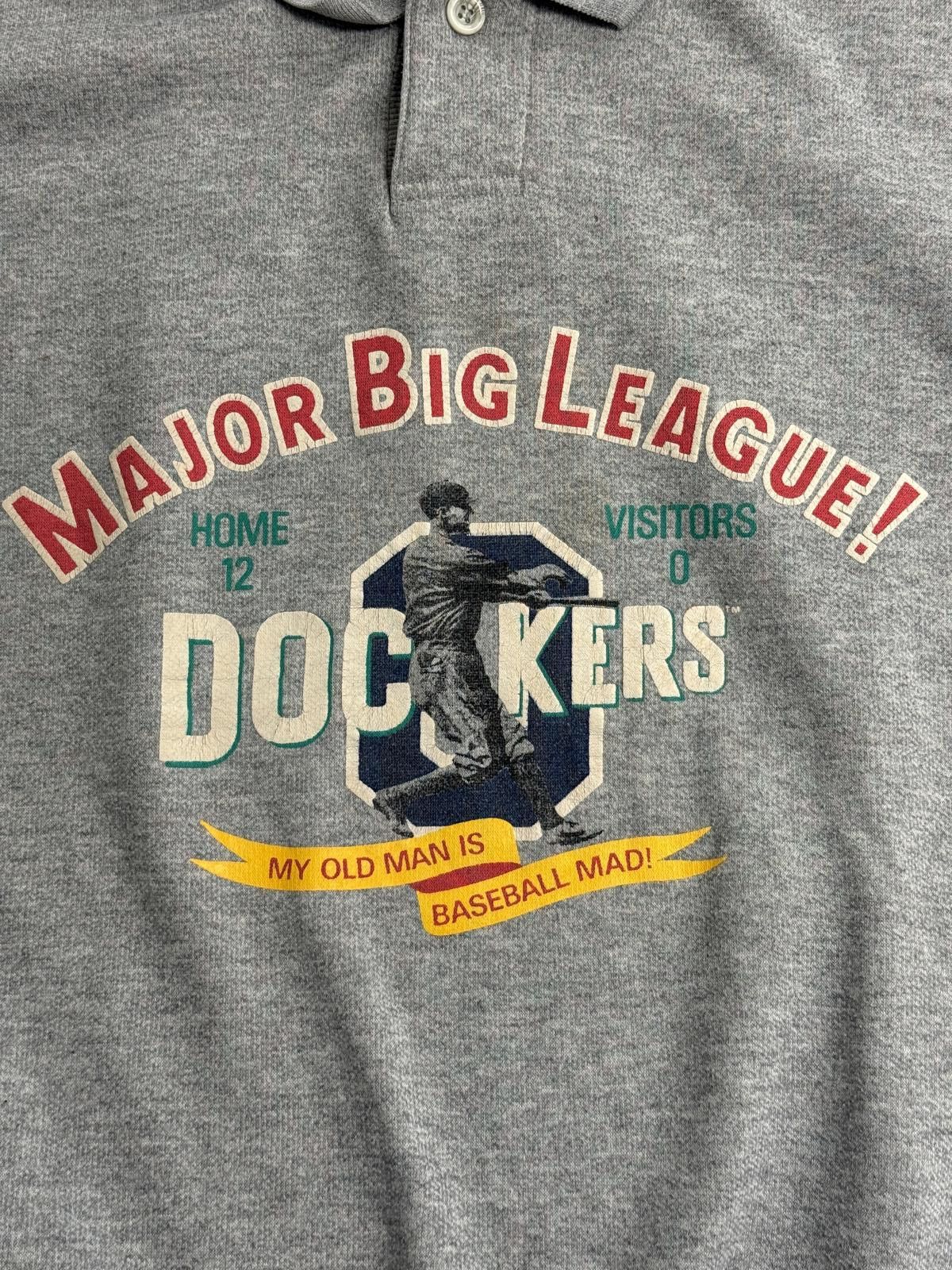 Dockers Vintage Dockers Baseball Collar Sweatshirt Major Big League Size US XL / EU 56 / 4 - 3 Thumbnail