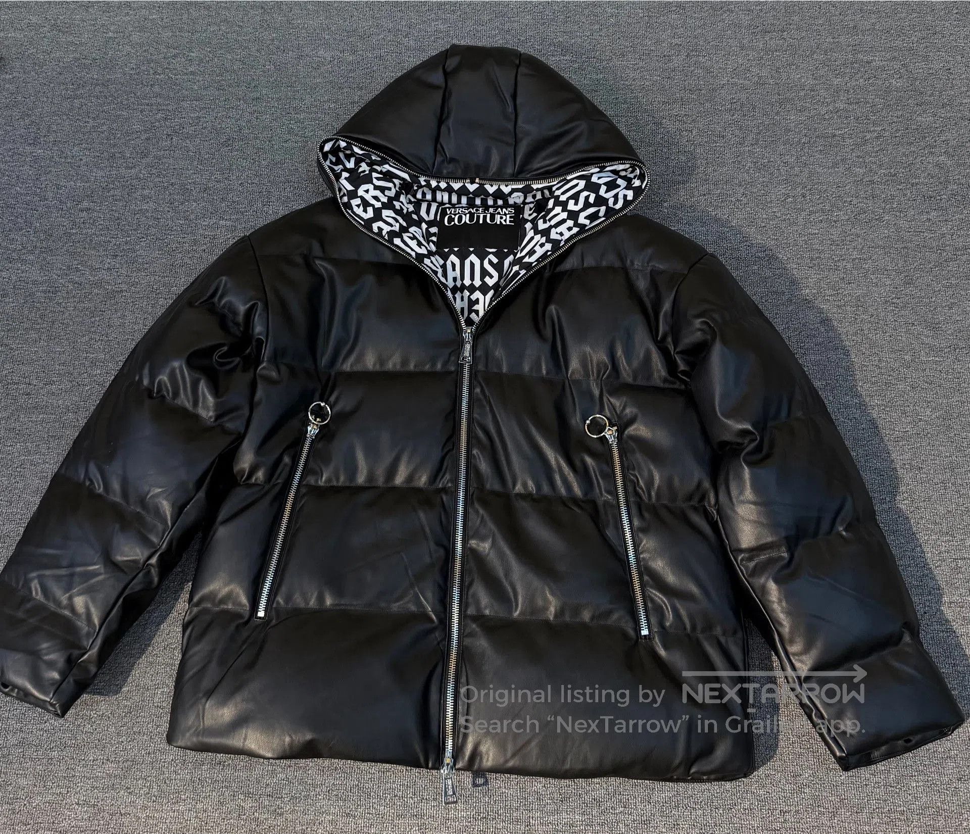 Versace Jeans Couture VERSACE JEANS COUTURE Hooded Down Jacket. Size US M / EU 48-50 / 2 - 7 Thumbnail