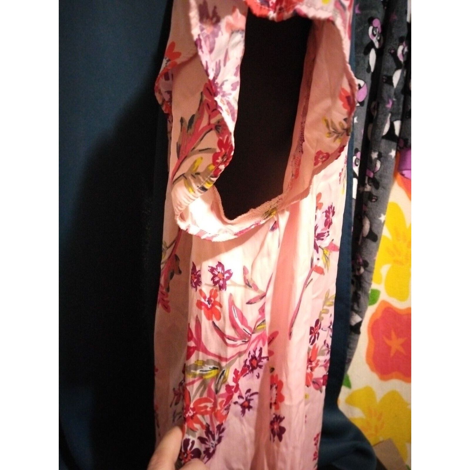 Other Terra Sky Womens (14w)Drop Shoulder Flutter Sleeve Floral Size XL / US 12-14 / IT 48-50 - 7 Thumbnail