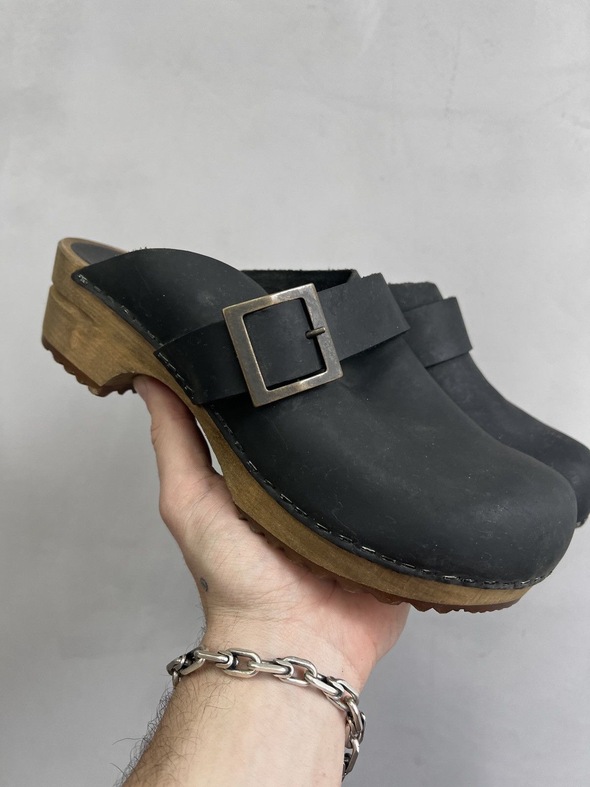 Other 90s LEATHER GLOGS boots avant garde platform guidi style Size US 8 / IT 38 - 3 Thumbnail