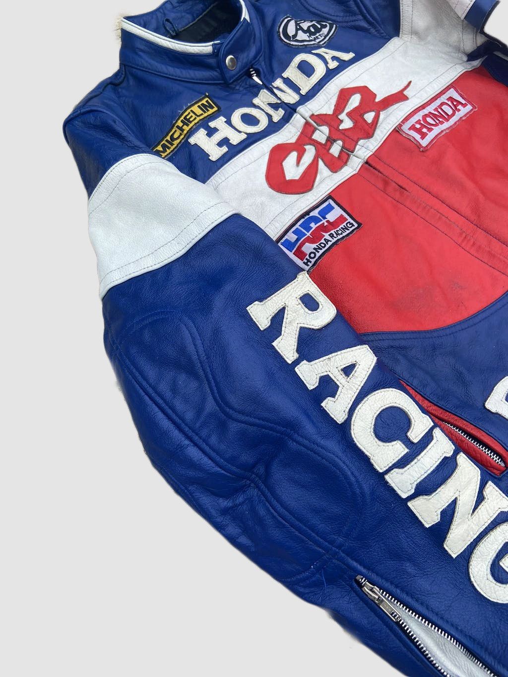 Honda 🔥 Honda CBR Leather Moto Racing Jacket Size US XL / EU 56 / 4 - 2 Thumbnail