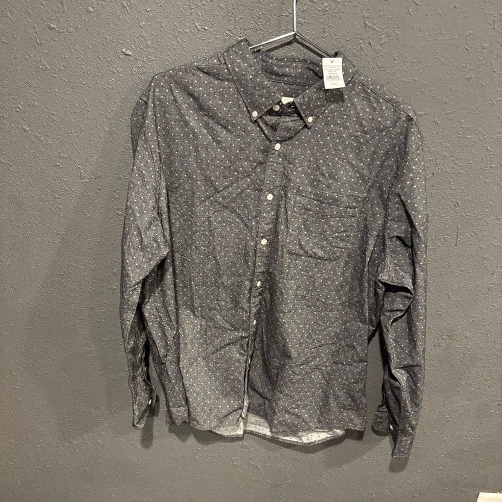 American Eagle Outfitters Men's American Eagle Button-Up Shirt Size US XL / EU 56 / 4 - 1 Thumbnail