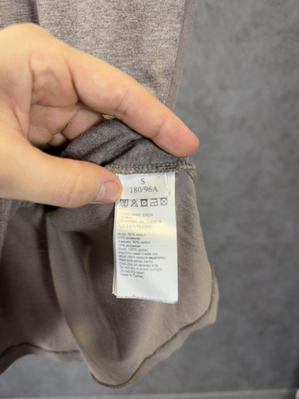 Allsaints Allsaints logo designer tee Size US S / EU 44-46 / 1 - 5 Thumbnail