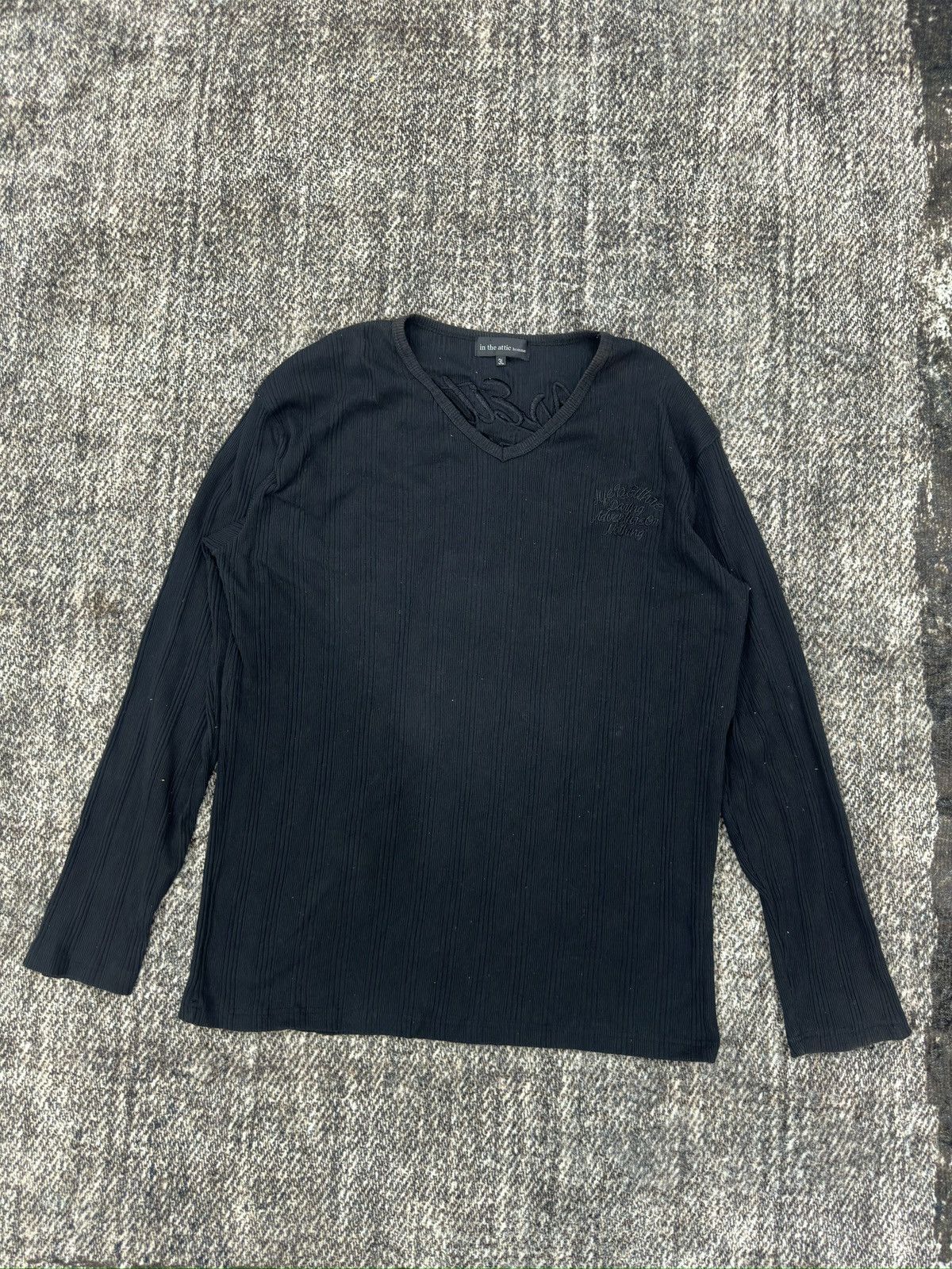 In The Attic × Japanese Brand Japan Same Life Lesson IN THE ATTIC Punk Longsleeve Size US XL / EU 56 / 4 - 1 Thumbnail