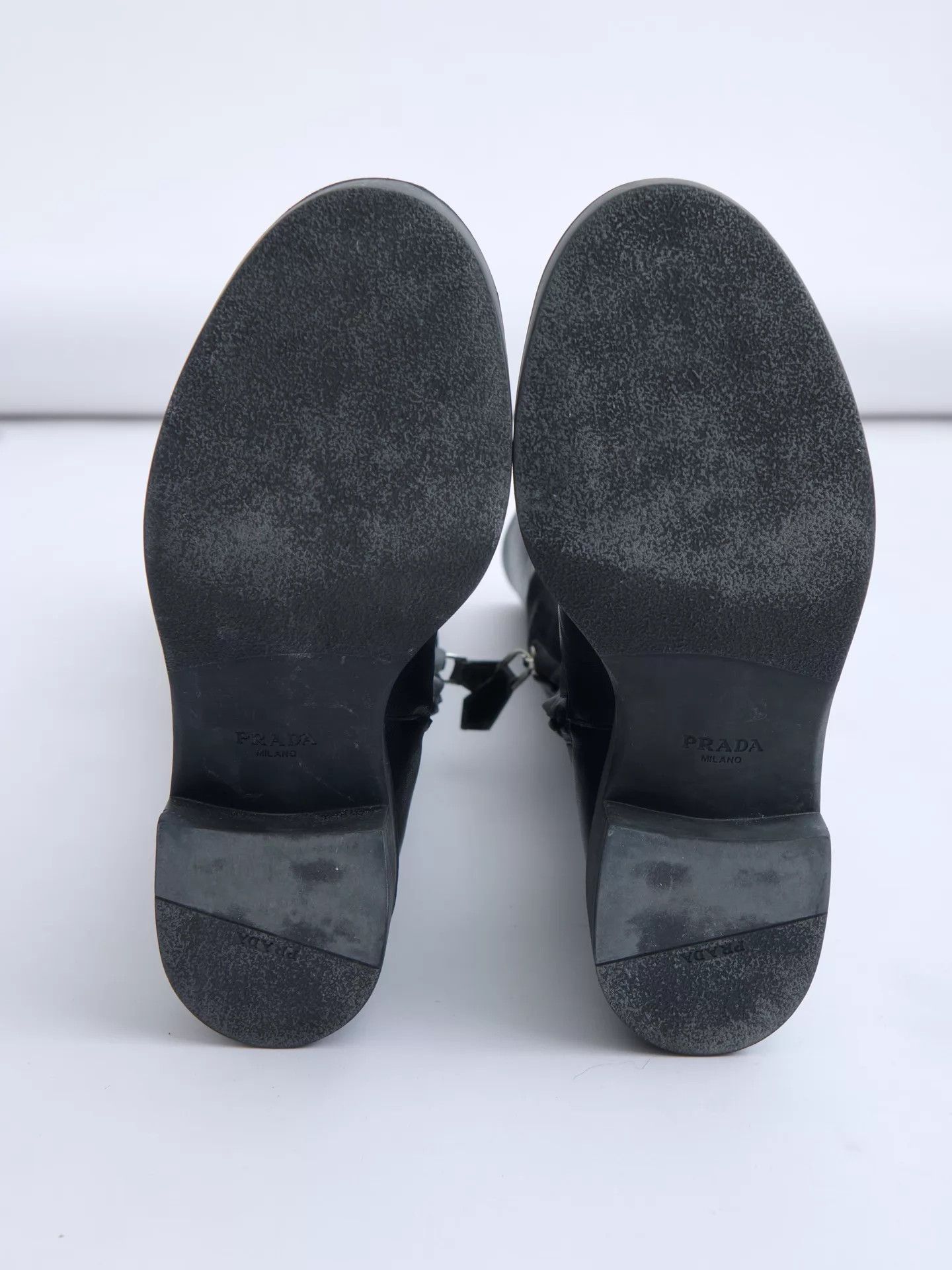 Prada PRADA 00s Archive Mid-Calf Platform Leather Boots Size 37 Size US 6.5 / IT 36.5 - 8 Thumbnail