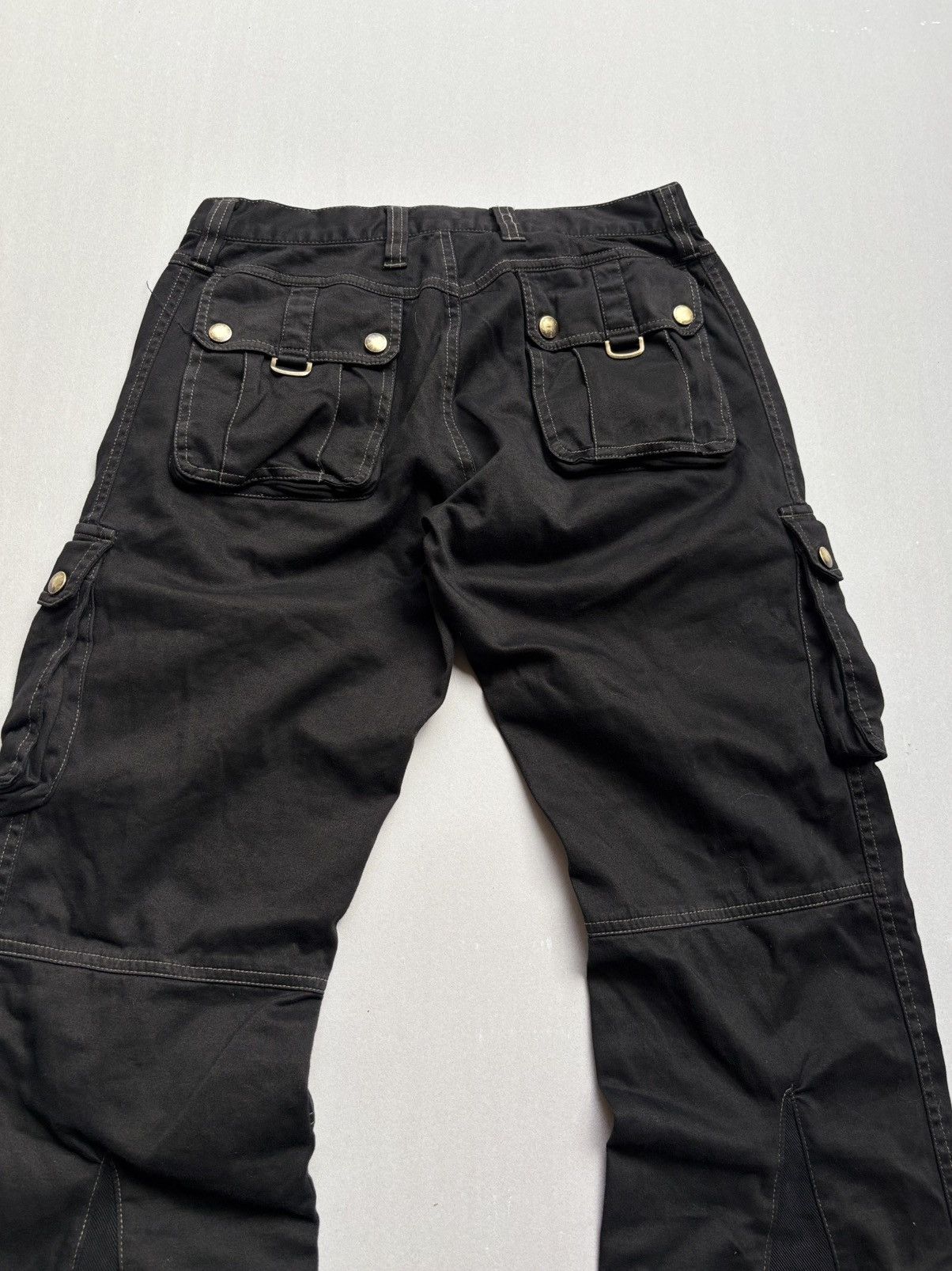 Japanese Brand MK KLEIN lace up flare cargo pants Size US 28 / EU 44 - 5 Thumbnail