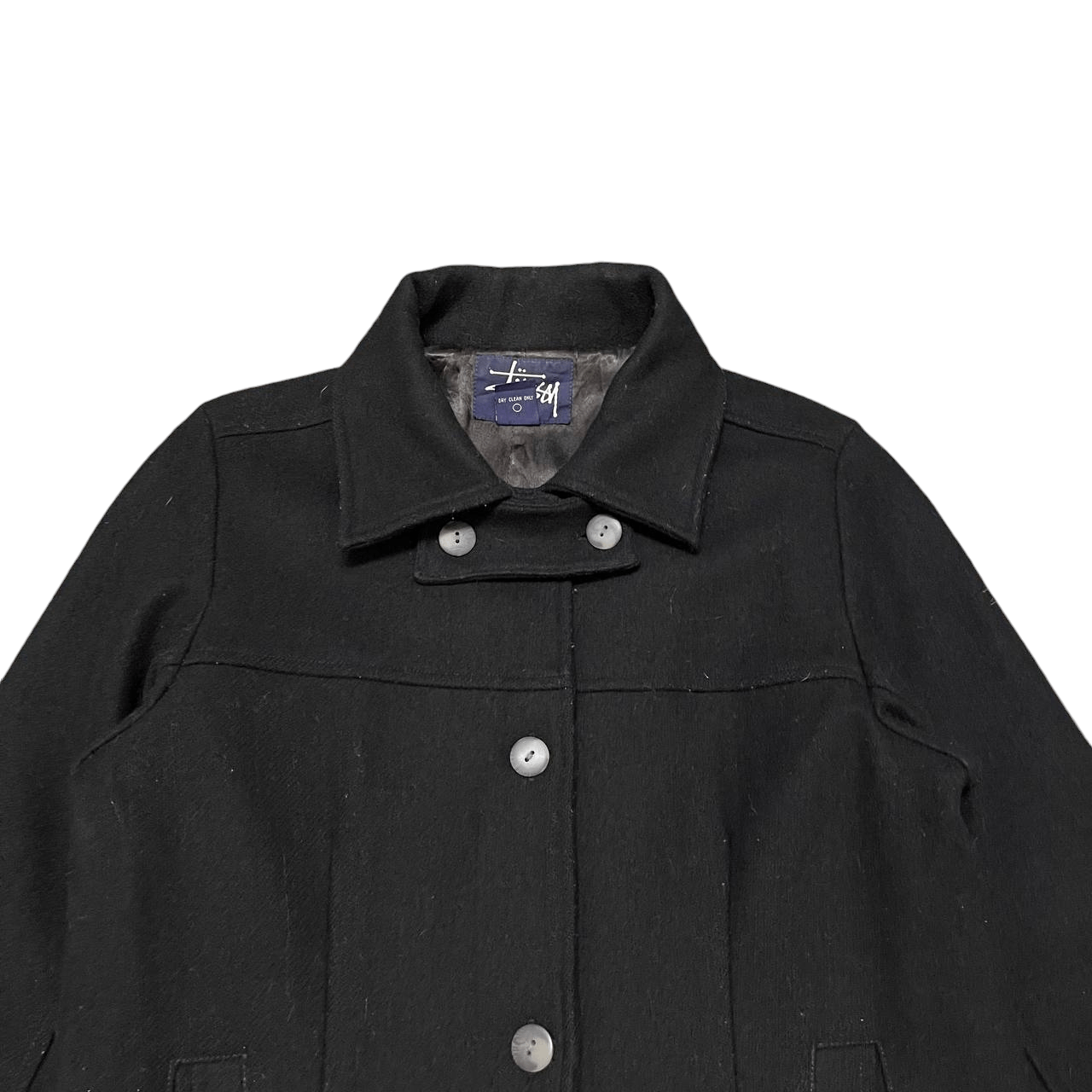 Stussy Vintage Stussy Wool Long Coat Size M / US 6-8 / IT 42-44 - 2 Thumbnail