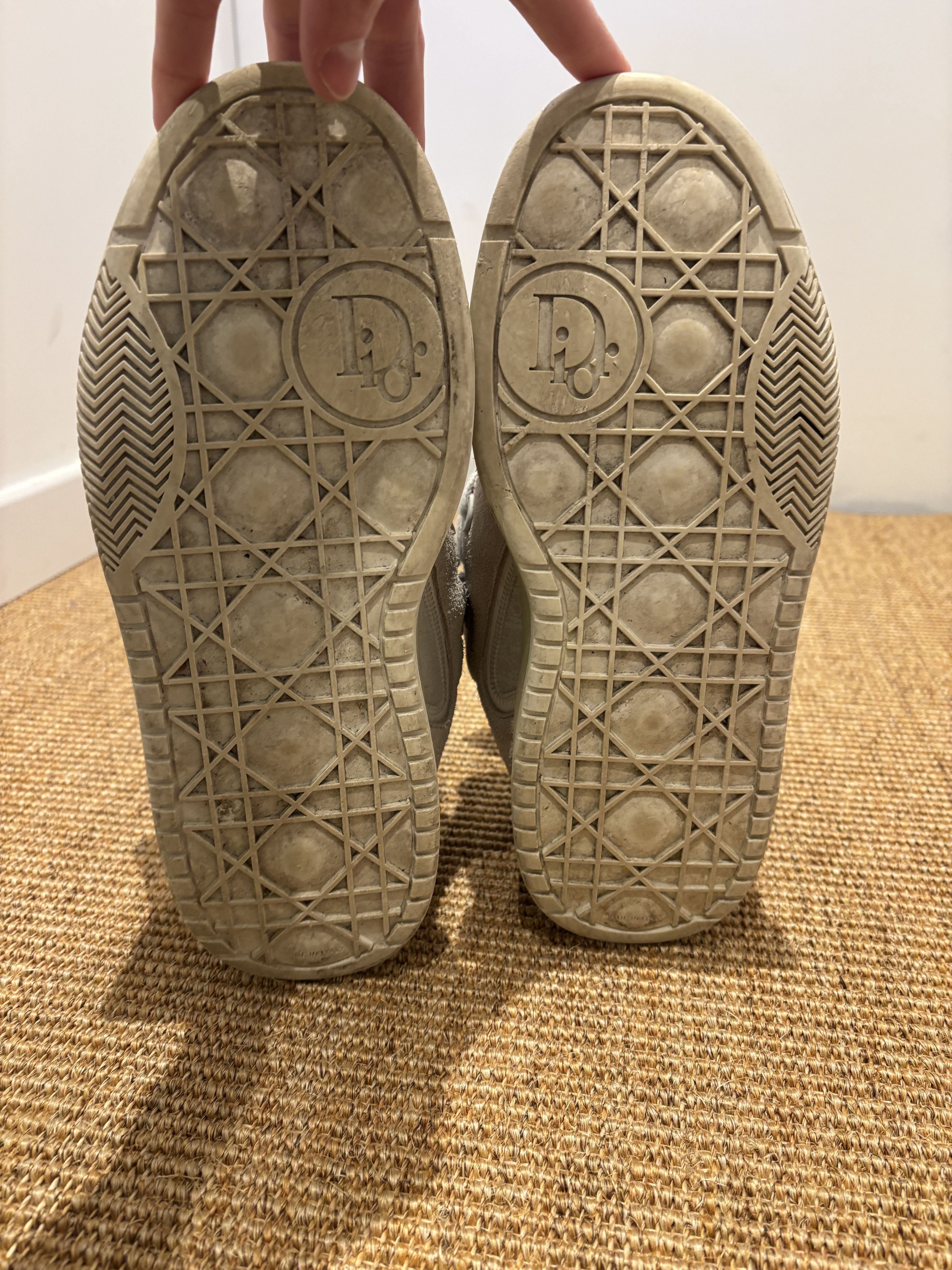 Dior Basket de luxe Dior B9S skater ERL daim crème en tbe Size US 9 / EU 42 - 18 Thumbnail