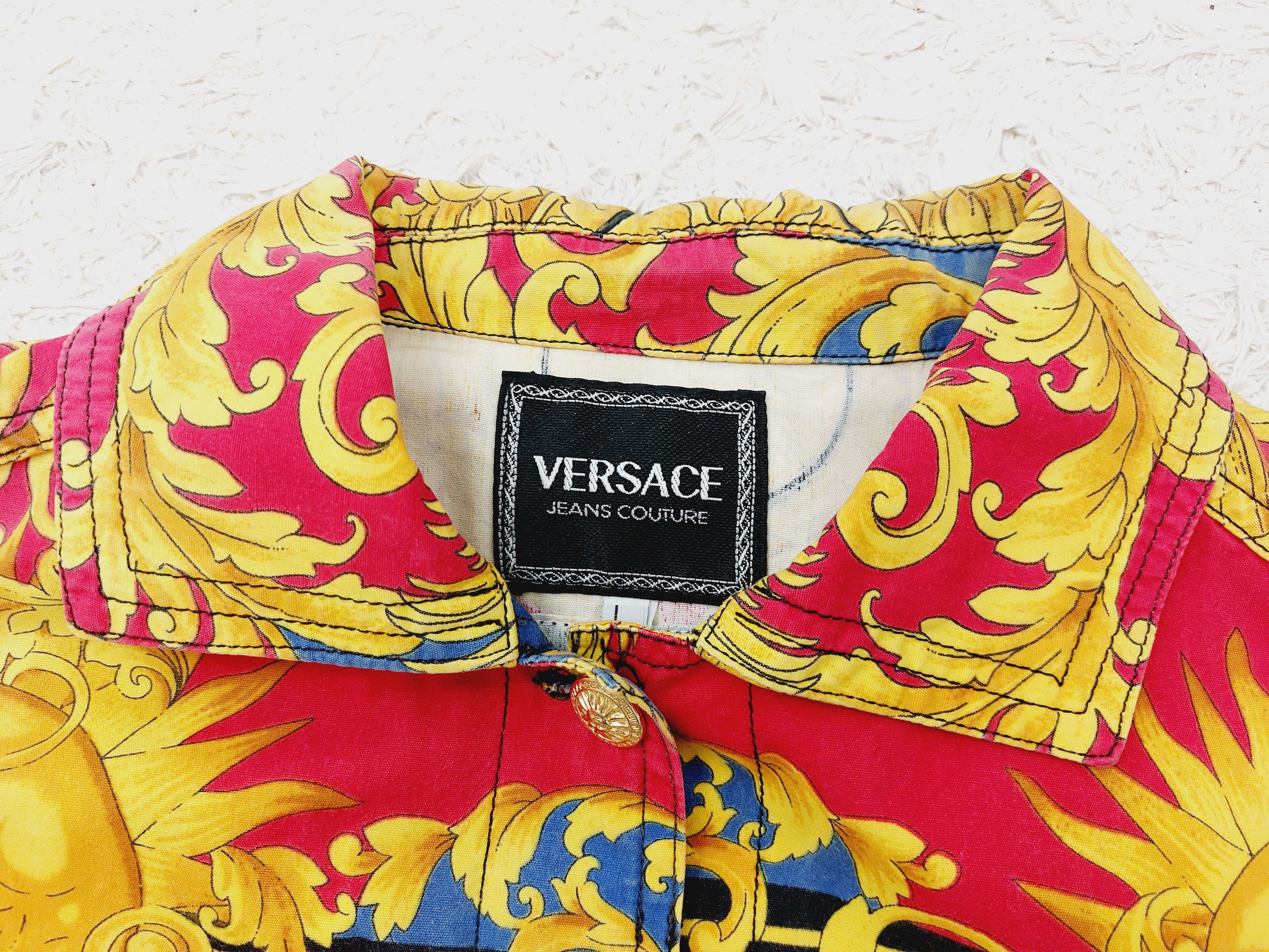 Versace Jeans Couture Gianni Versace Couture Moon Sun Baroque Miami Jacket Size US S / EU 44-46 / 1 - 2 Thumbnail