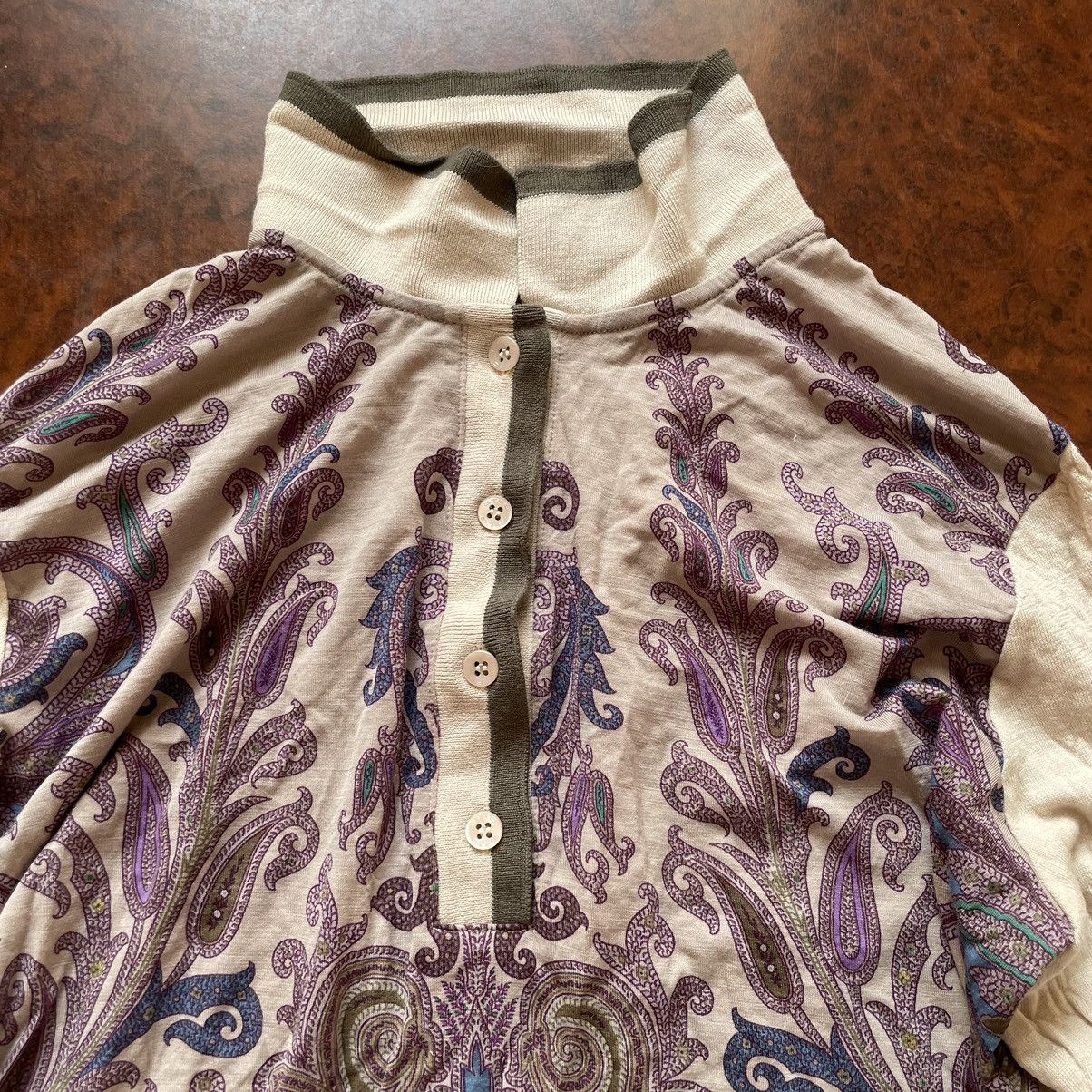 Etro × If Six Was Nine Rare 90s ETRO LONGSLEEVE TEE SHIRT aztec navajo Mosaik Size US S / EU 44-46 / 1 - 3 Thumbnail
