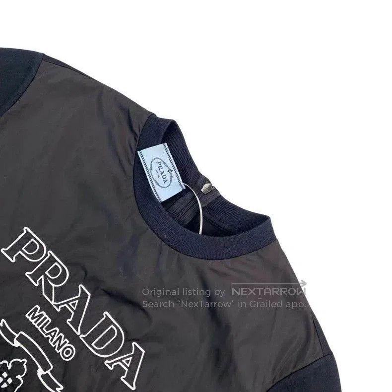 Prada Prada 23SS Logo Patch Short Sleeve Tee. Size US XS / EU 42 / 0 - 3 Thumbnail