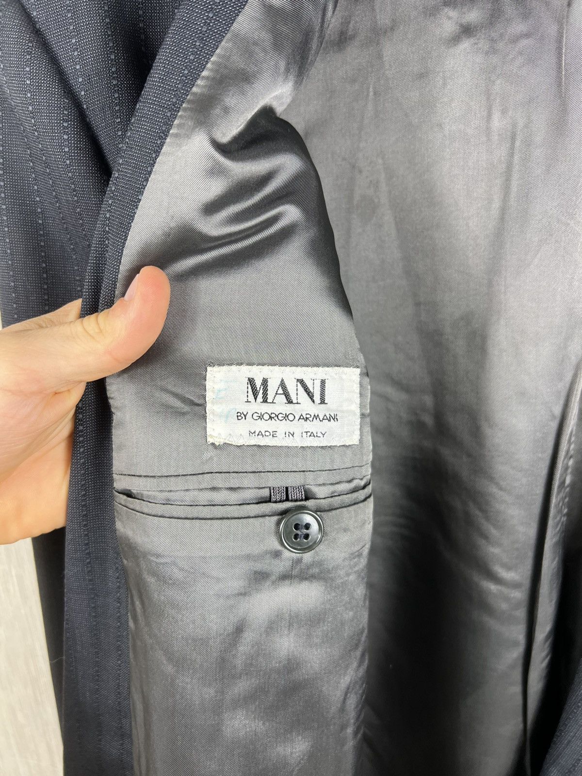 Giorgio Armani Archive Mani by Giorgio Armani wool double breasted blazer Size US L / EU 52-54 / 3 - 18 Thumbnail