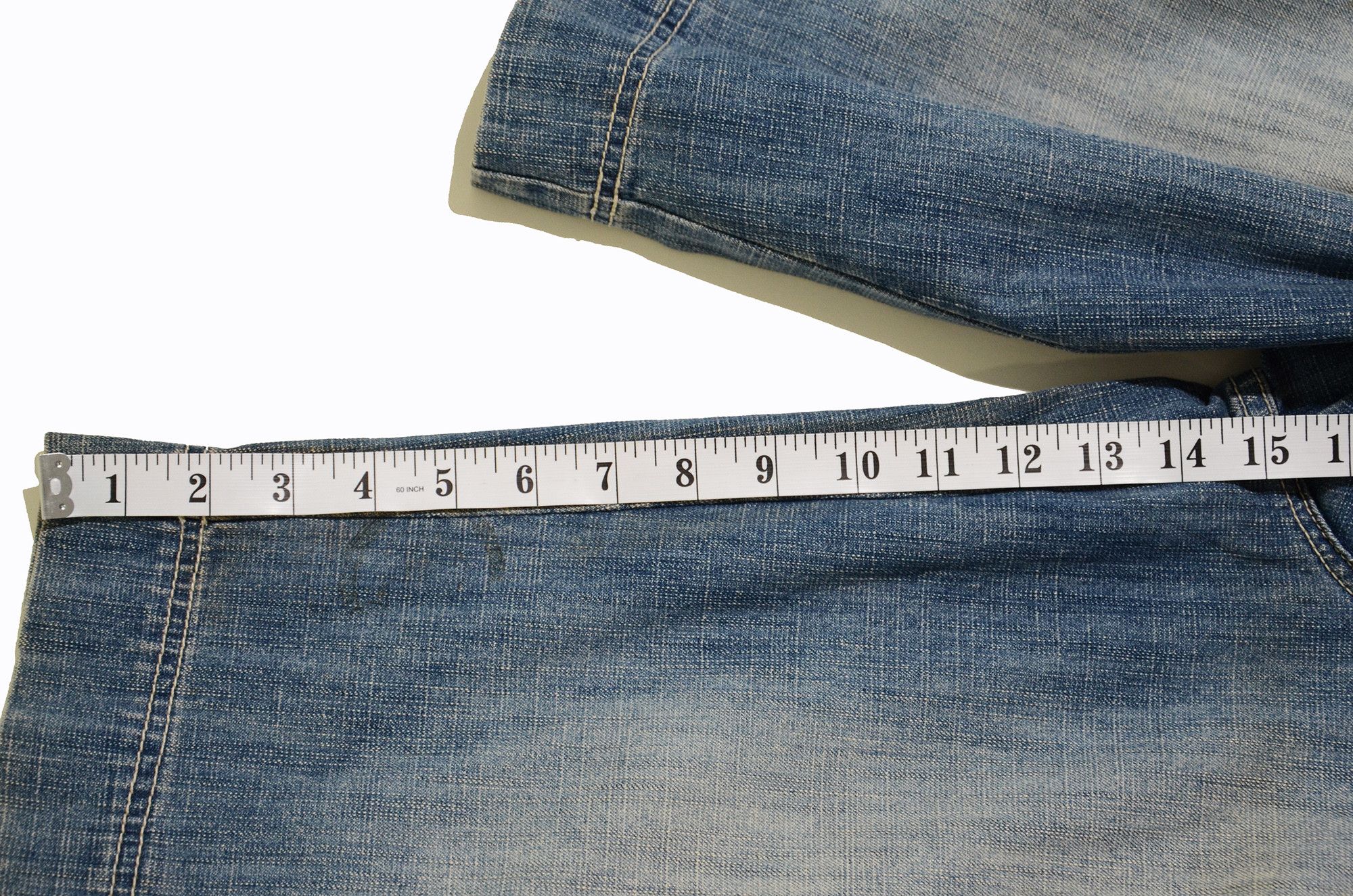 Phat Farm [Folding Color Defects] PF Denim 90s Hiphop Streetwear Size US 30 / EU 46 - 15 Thumbnail