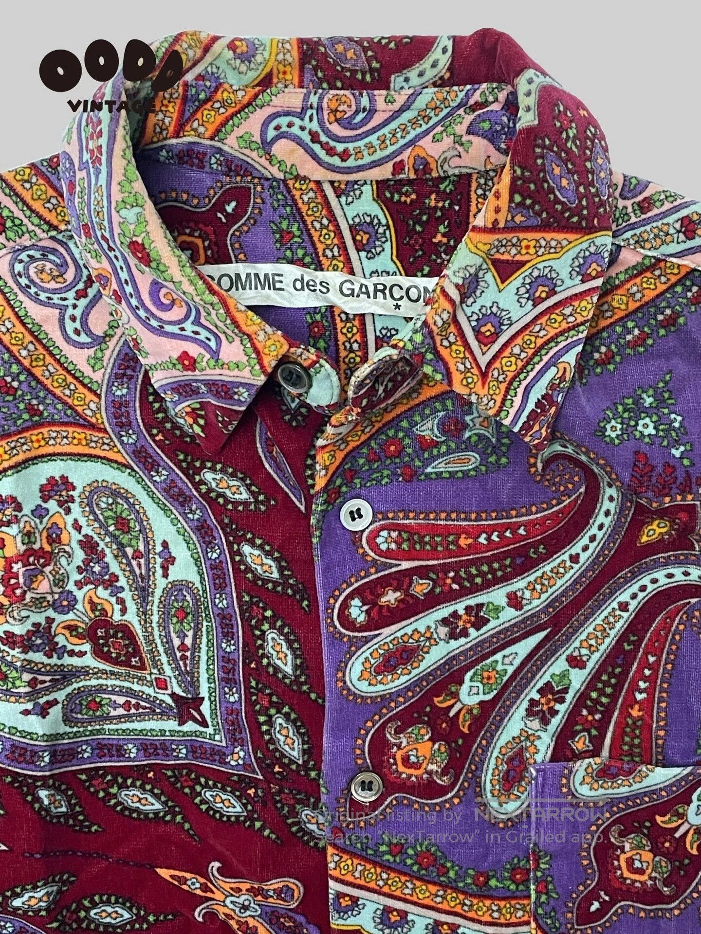 Comme des Garcons Comme Des Garcons Paisley Print Shirt. Size M / US 6-8 / IT 42-44 - 4 Thumbnail